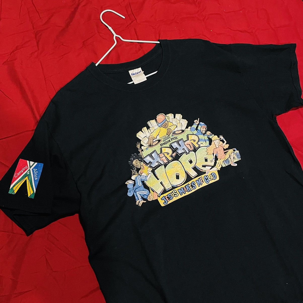 Vintage Y2K Hip-Hop Camping Teee Size US M / EU 48-50 / 2 - 2 Thumbnail