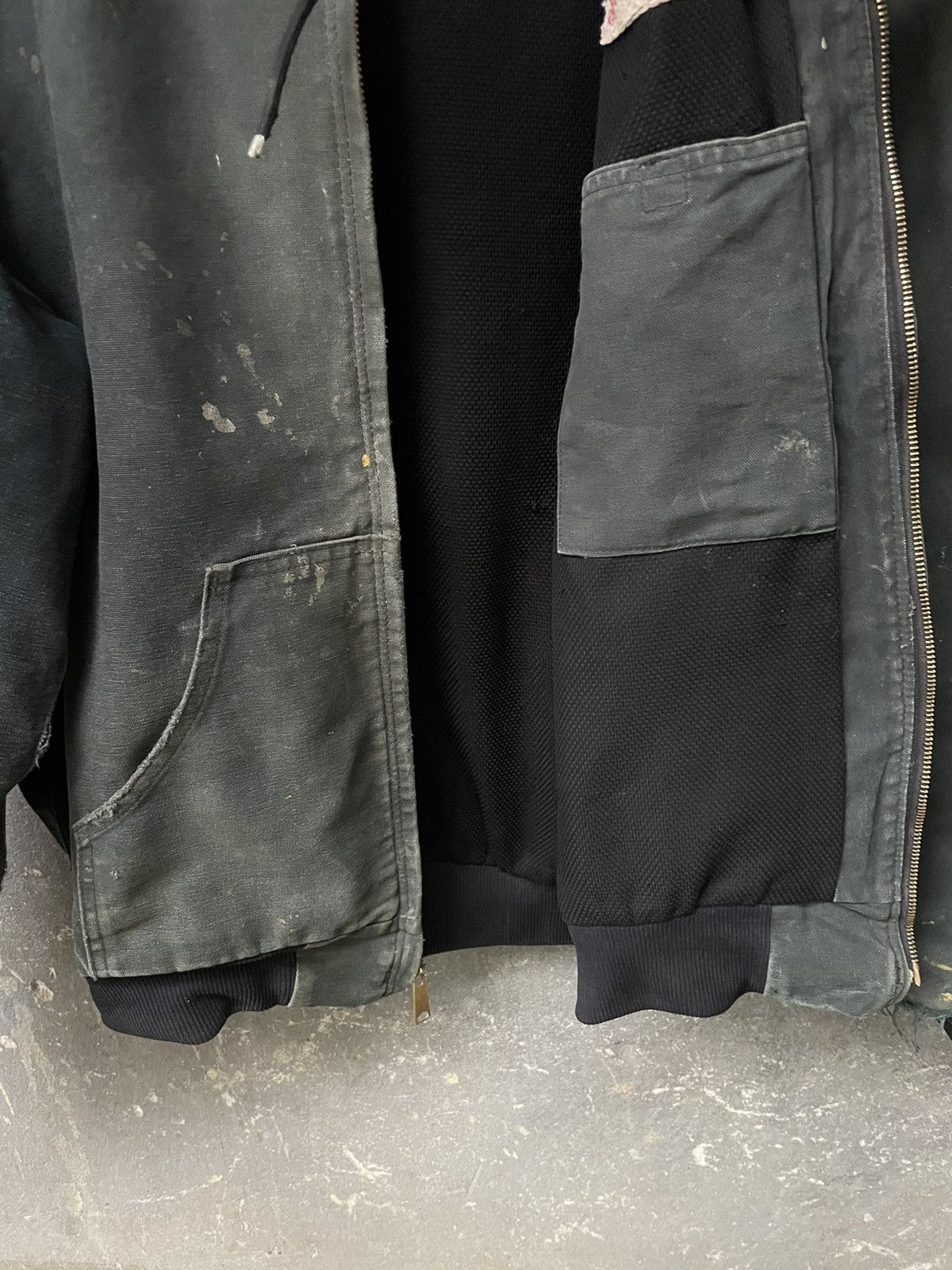 Carhartt Carhartt Active Jacket 90’s Distressed Faded Boxy Fit RARE Size US M / EU 48-50 / 2 - 18 Thumbnail