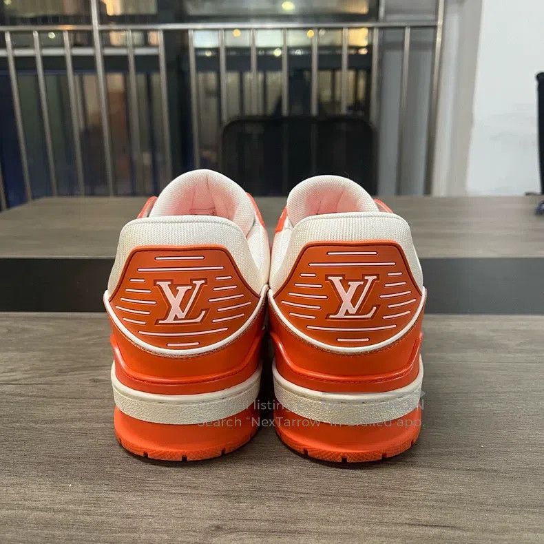 Louis Vuitton Louis Vuitton White orange shoes Size US 9 / EU 42 - 5 Thumbnail