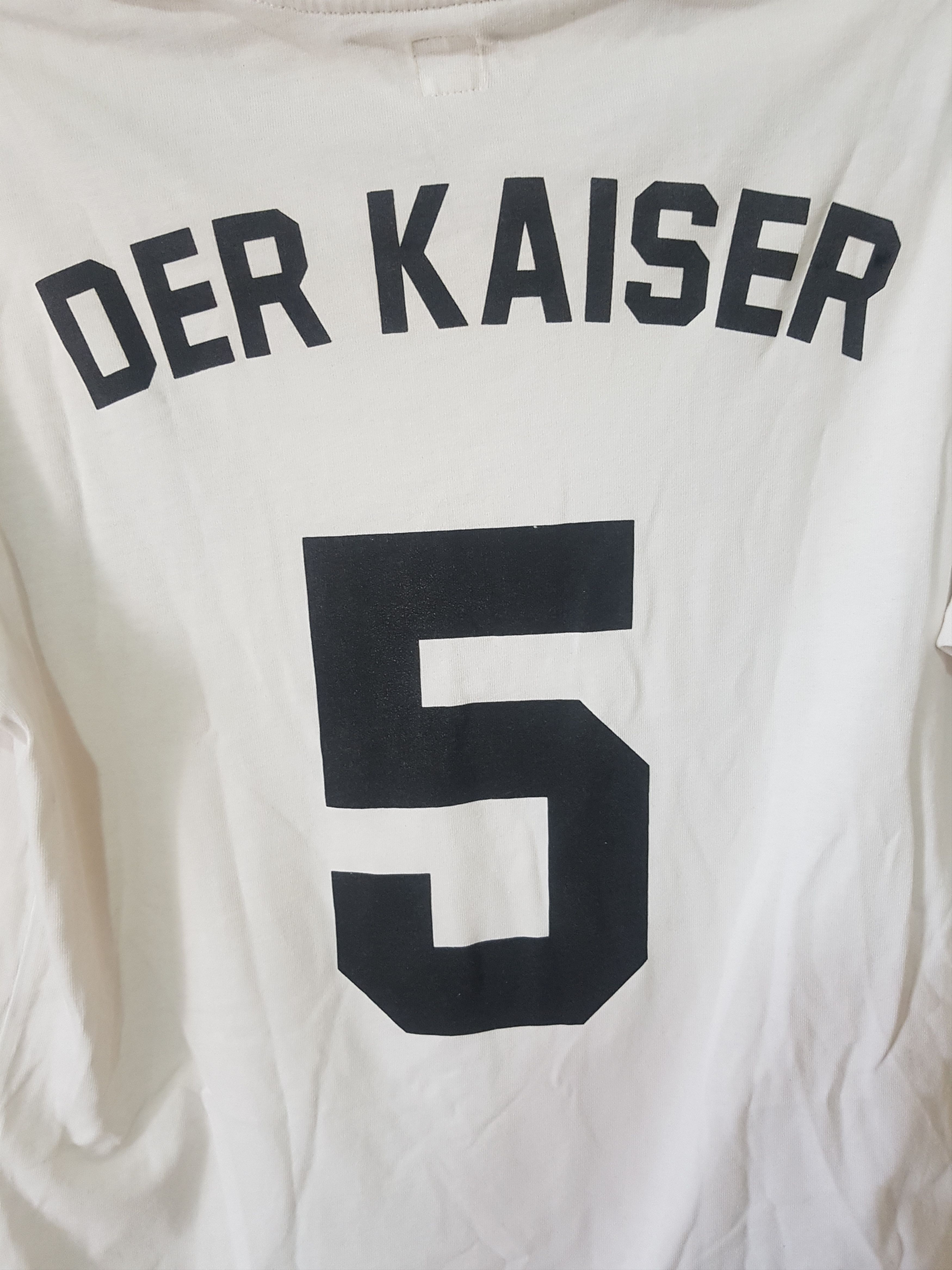 Adidas Adidas Germany Franz Beckenbauer #5 Der Kaiser T-shirt Size US M / EU 48-50 / 2 - 8 Thumbnail