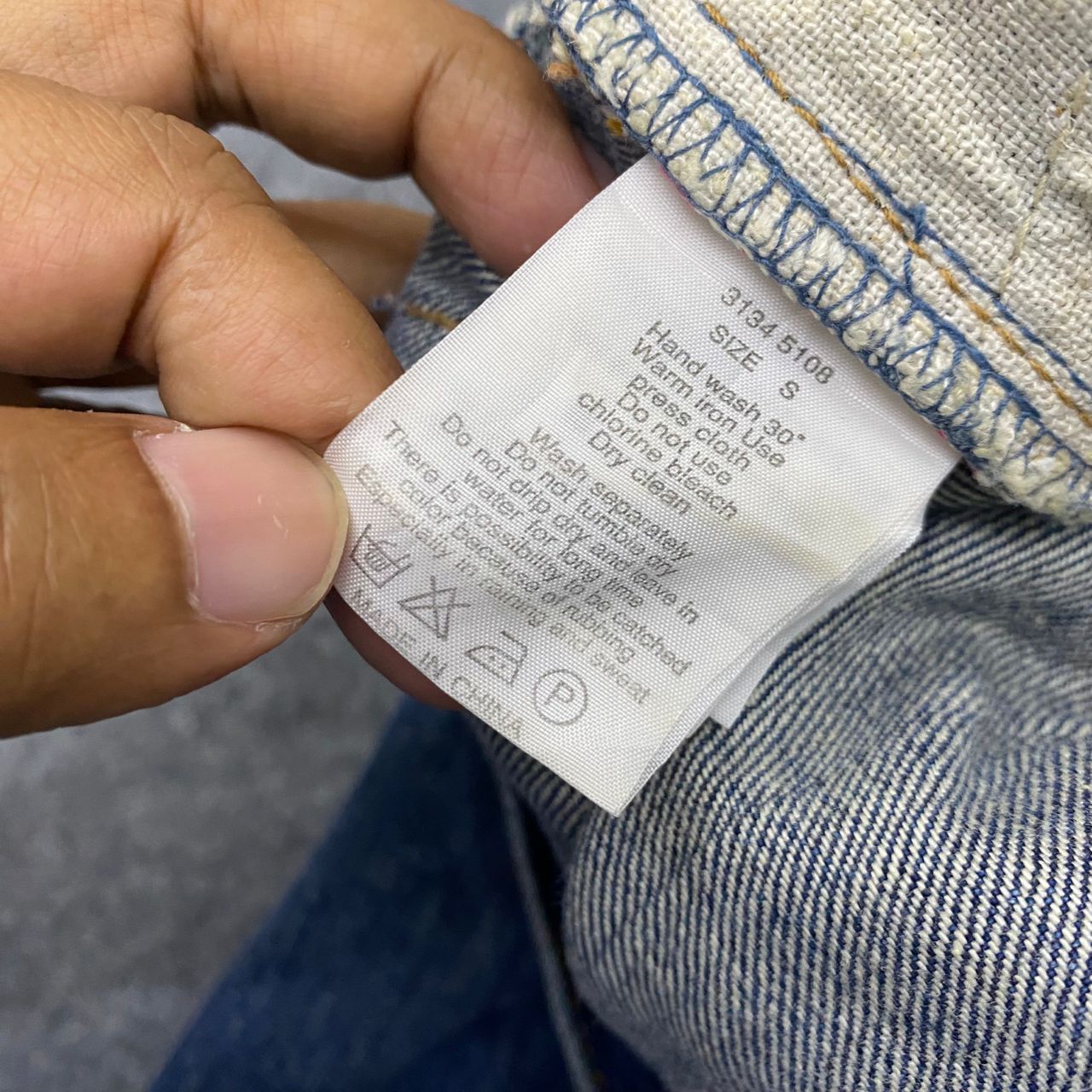 If Six Was Nine Genuine Vintage Goa Selvegde Distressed Denim Size US 32 / EU 48 - 19 Thumbnail
