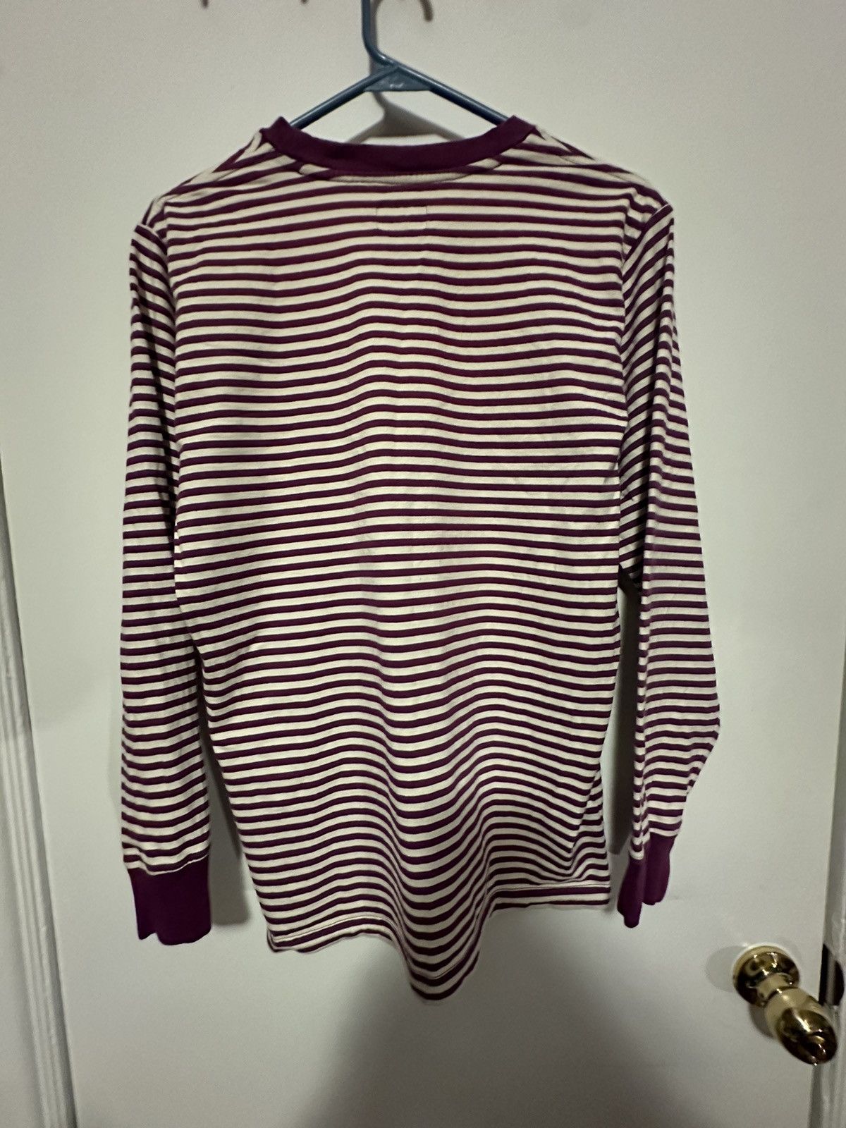 Supreme SUPREME SS16 Purple Pin Striped Invisible Logo Size US S / EU 44-46 / 1 - 4 Thumbnail