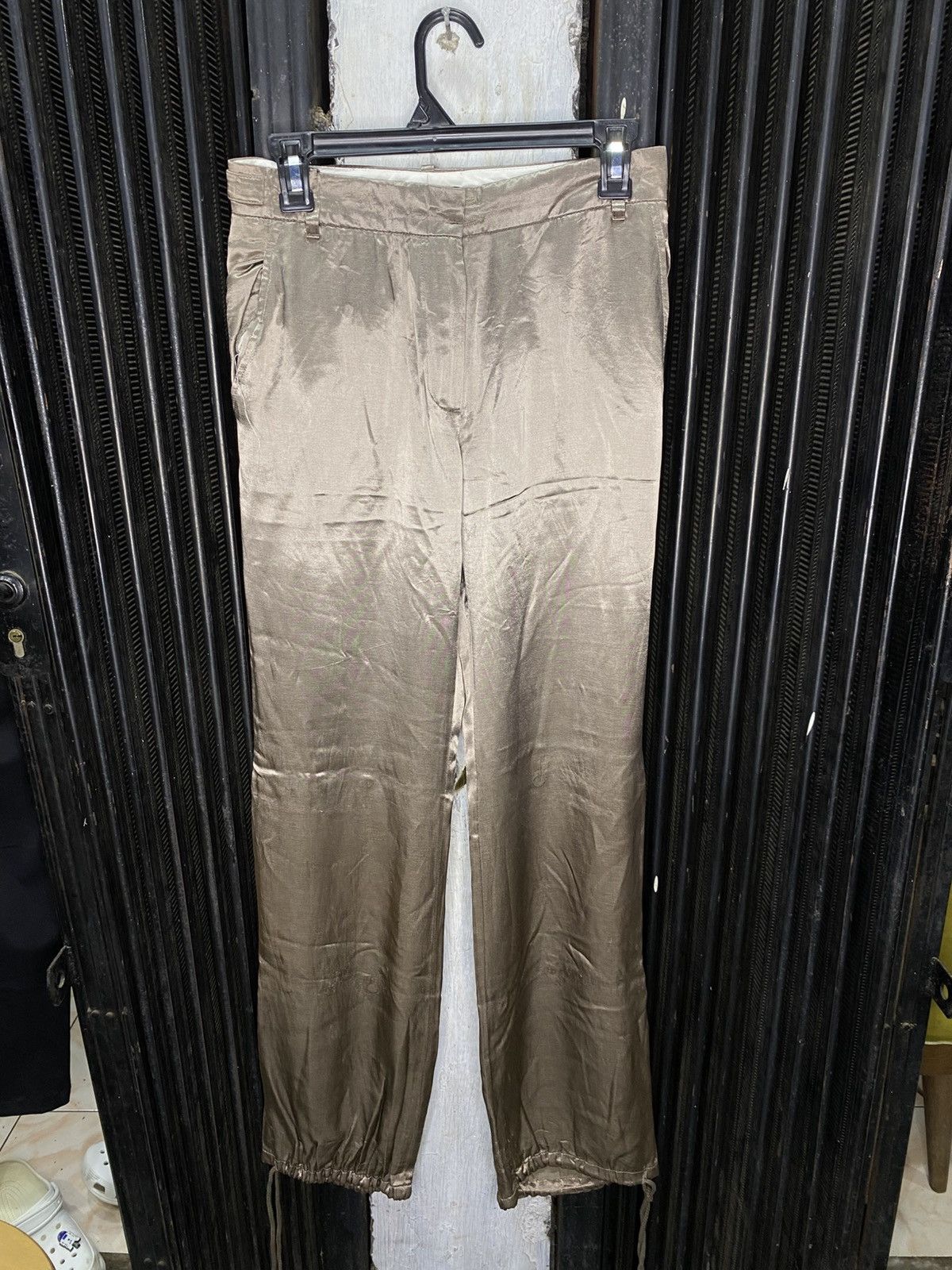 Ann Demeulemeester Satin pants ann demeulemeester Size 28" / US 6 / IT 42 - 2 Thumbnail