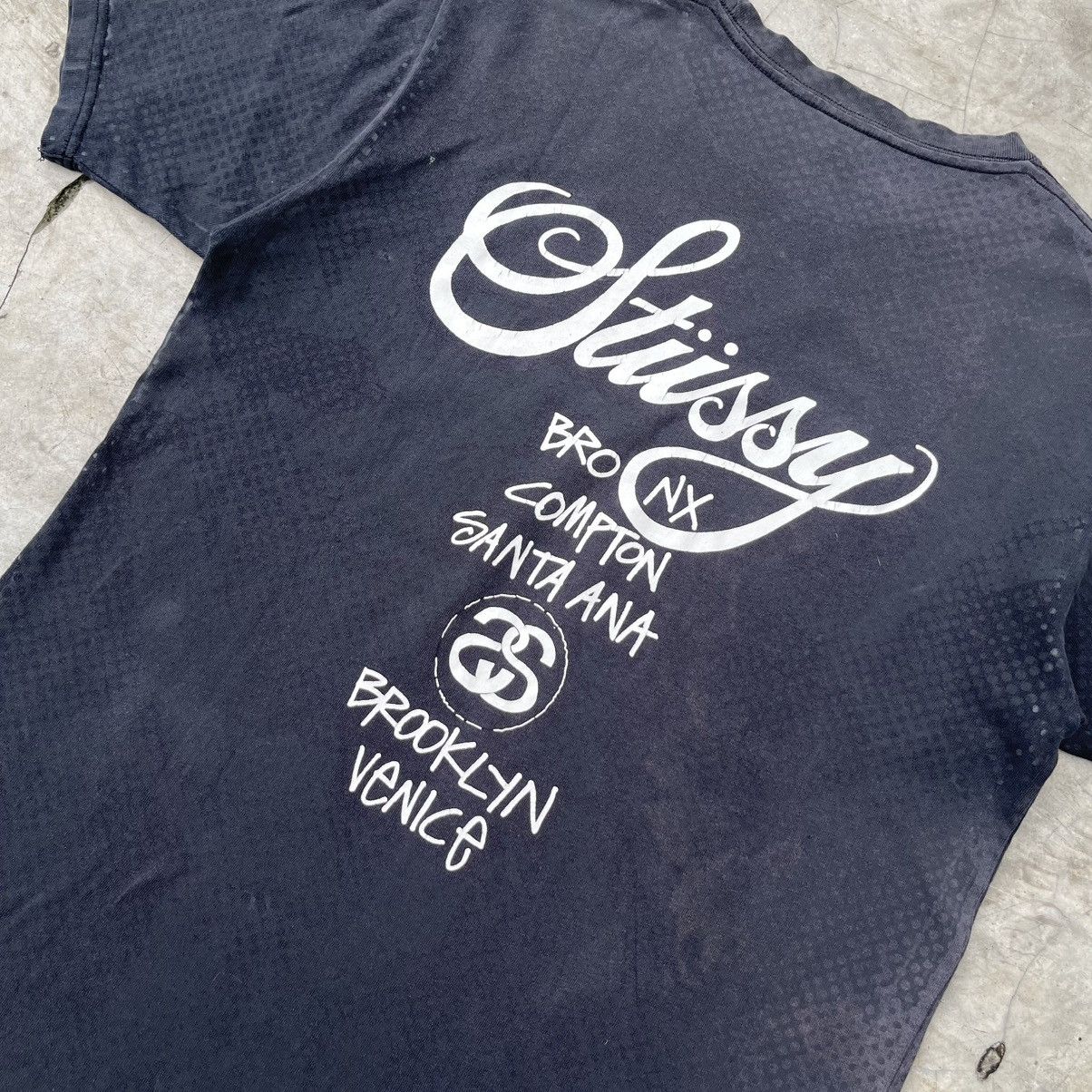 Stussy RARE PATTERN💥90sStüssy World Tour Tee - Classic Logo Graphic Size US L / EU 52-54 / 3 - 9 Thumbnail