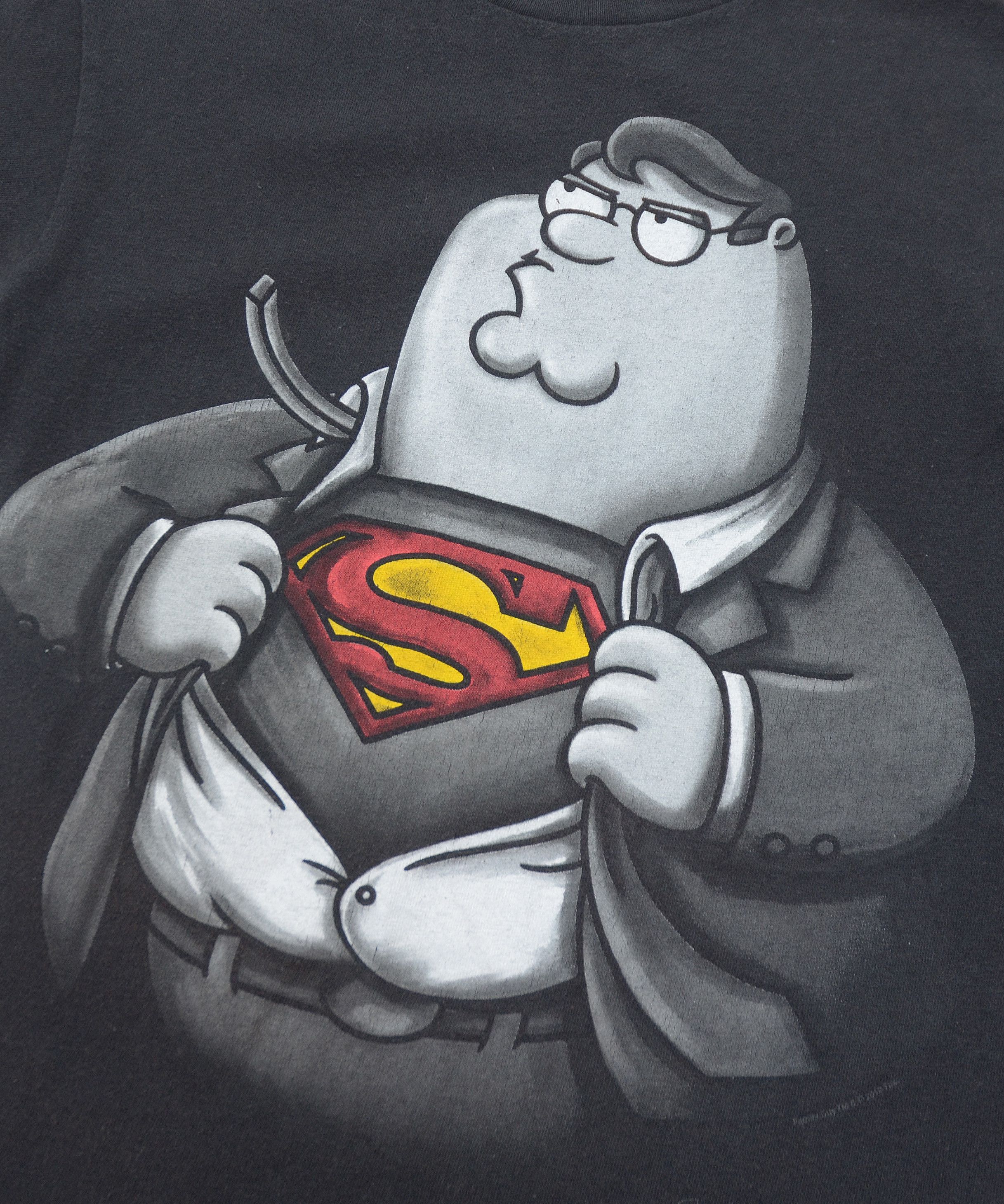 Vintage Vintage Merch Family Guy Superman Peter T-Shirt Tee Unisex Size US S / EU 44-46 / 1 - 6 Thumbnail