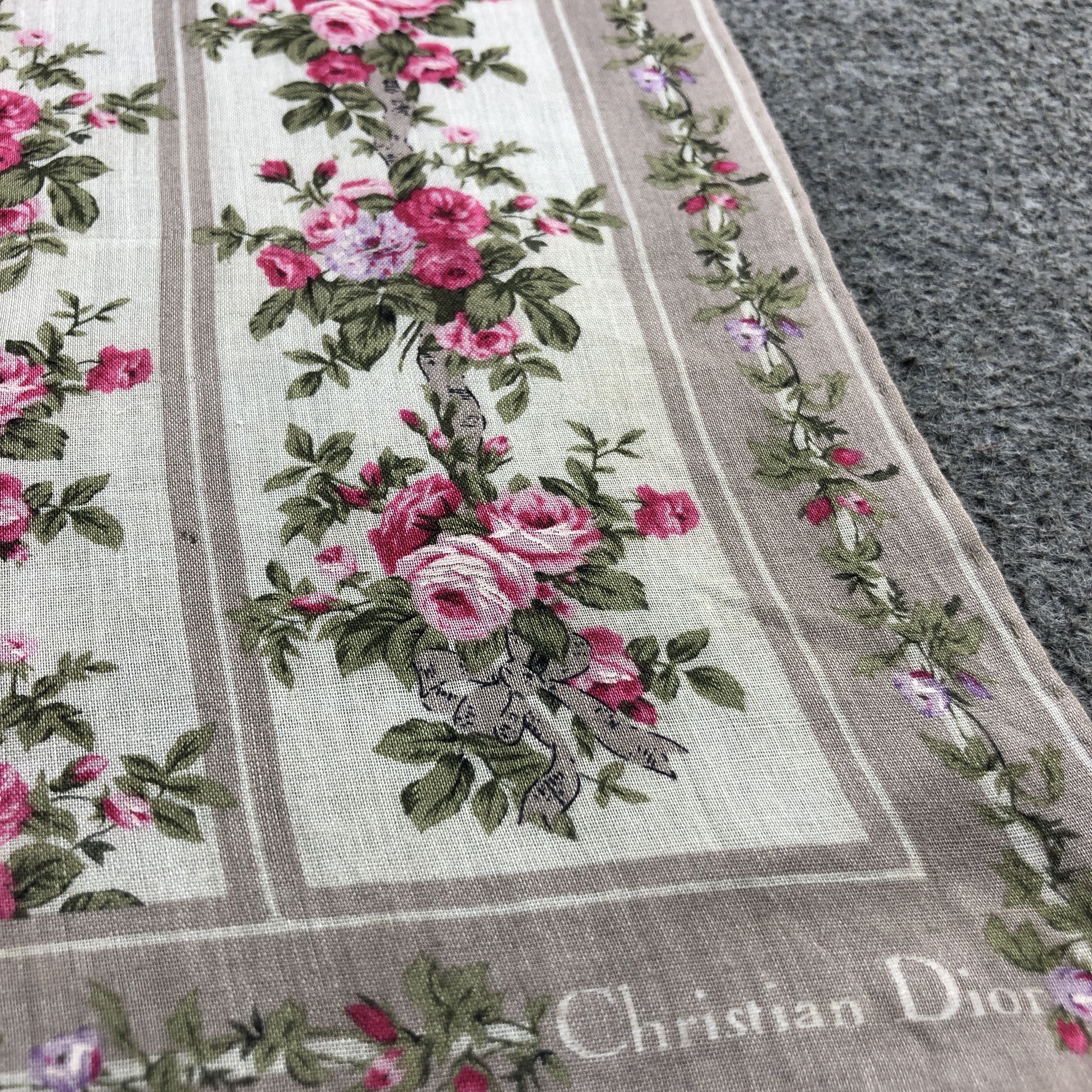 Christian Dior Monsieur Christian Dior Handkerchief Neckerchief Bandana H2773 Size ONE SIZE - 6 Thumbnail