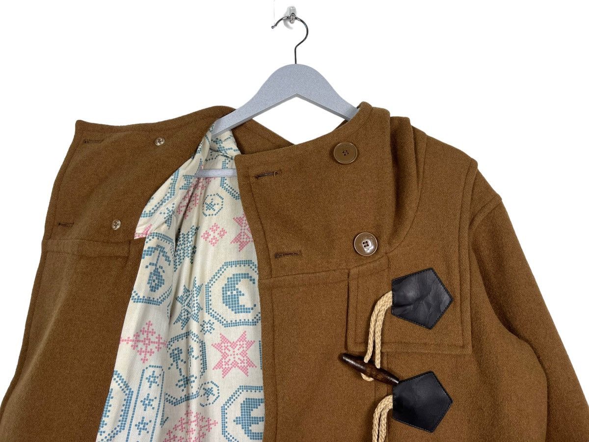 CABANE de ZUCCa 🔥 NE-NET WOOL DUFFEL HOODIE JACKET Size US S / EU 44-46 / 1 - 11 Thumbnail