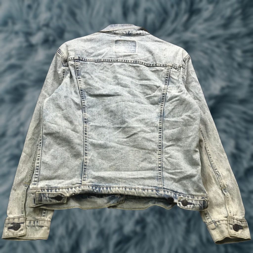 Denime Levis Strauss & Co. Denim Jeans Trucker Jacket Womens Medium M Long Sleeve Blue Jacket Size M / US 6-8 / IT 42-44 - 1 Thumbnail