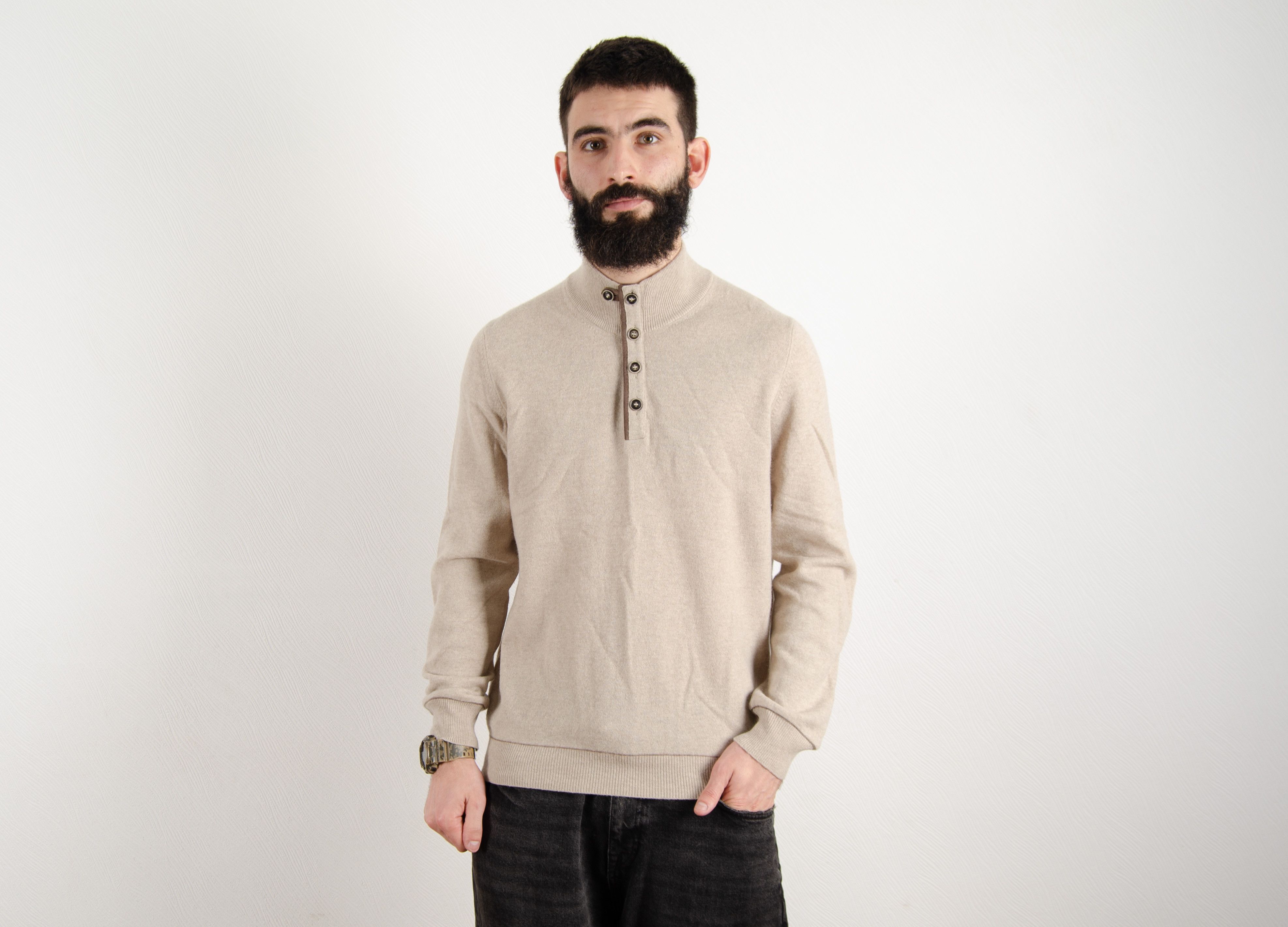 Gran Sasso Gran Sasso Italy Cashmere Wool Viscose Pullover Sweater Size US L / EU 52-54 / 3 - 2 Thumbnail