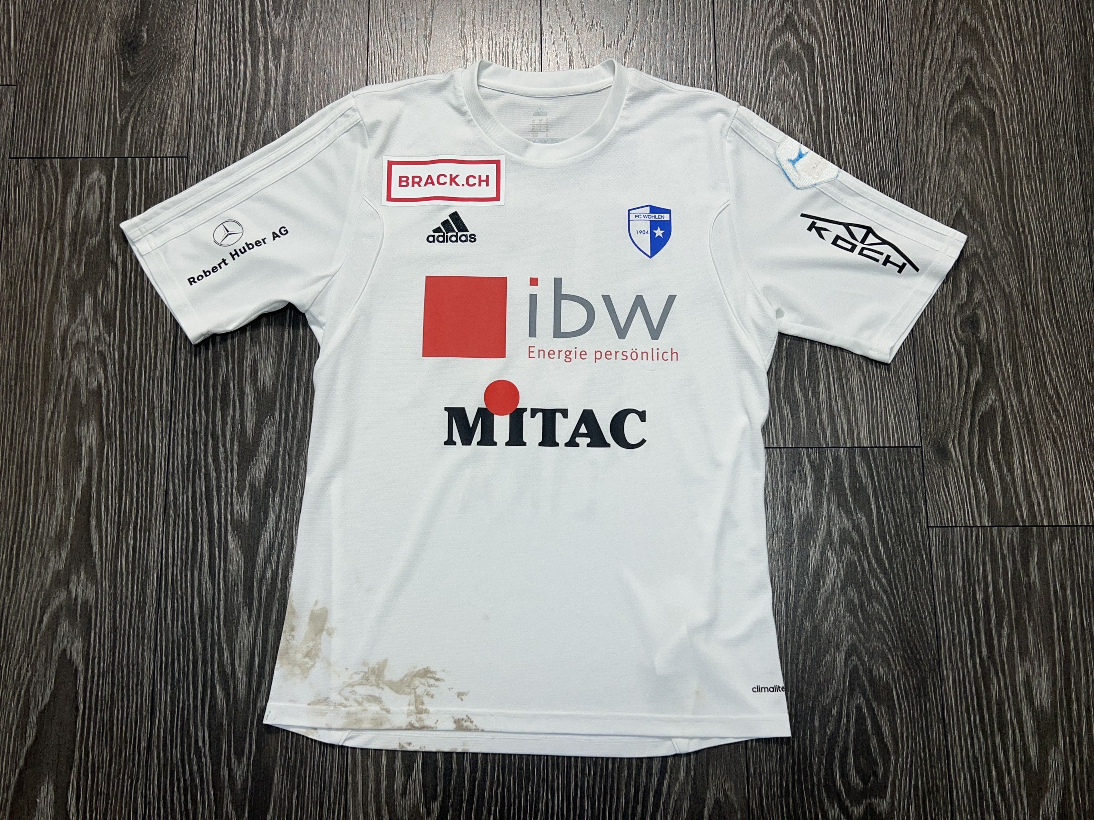 Adidas FC Wohlen #15 BUJAR LIKA Match Worn Jersey Shirt Swiss Mens Size US M / EU 48-50 / 2 - 1 Thumbnail