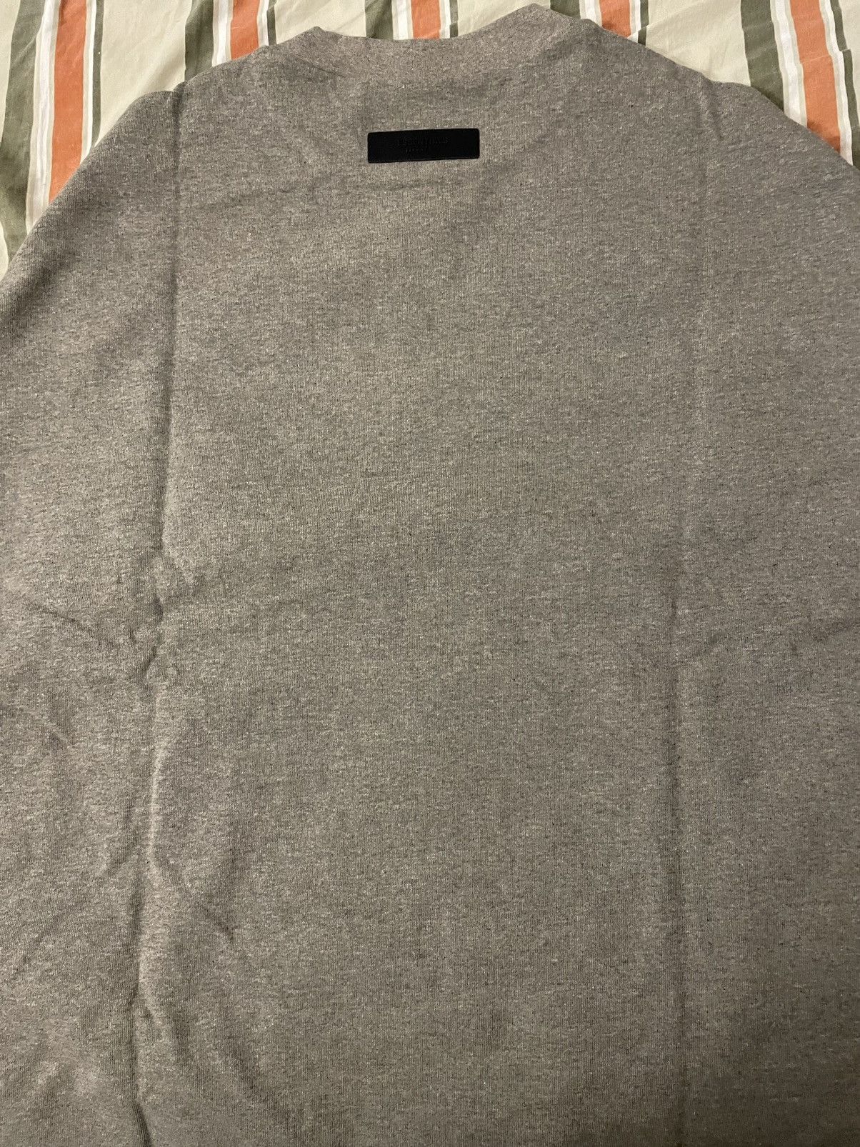 Essentials × Fear of God Essentials Fear of God Heather Grey Longsleeve Tee Size US L / EU 52-54 / 3 - 3 Thumbnail