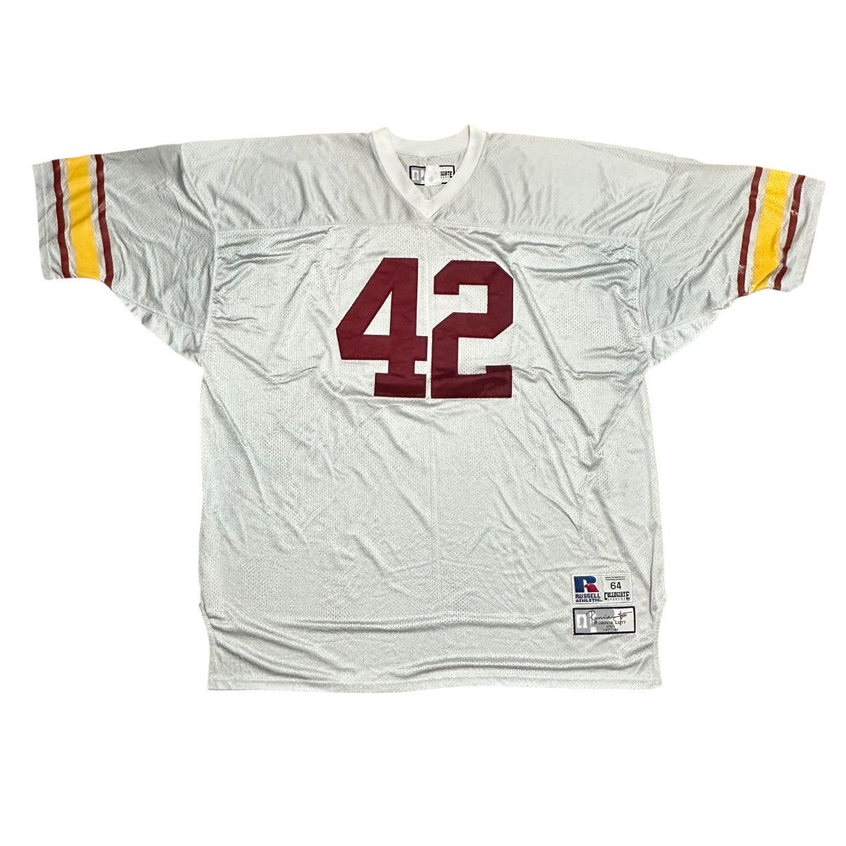 Vintage VINTAGE FOOTBALL JERSEY RONNIE 42 LOTT TROJANS 1977-80 64 Size US XXL / EU 58 / 5 - 2 Thumbnail
