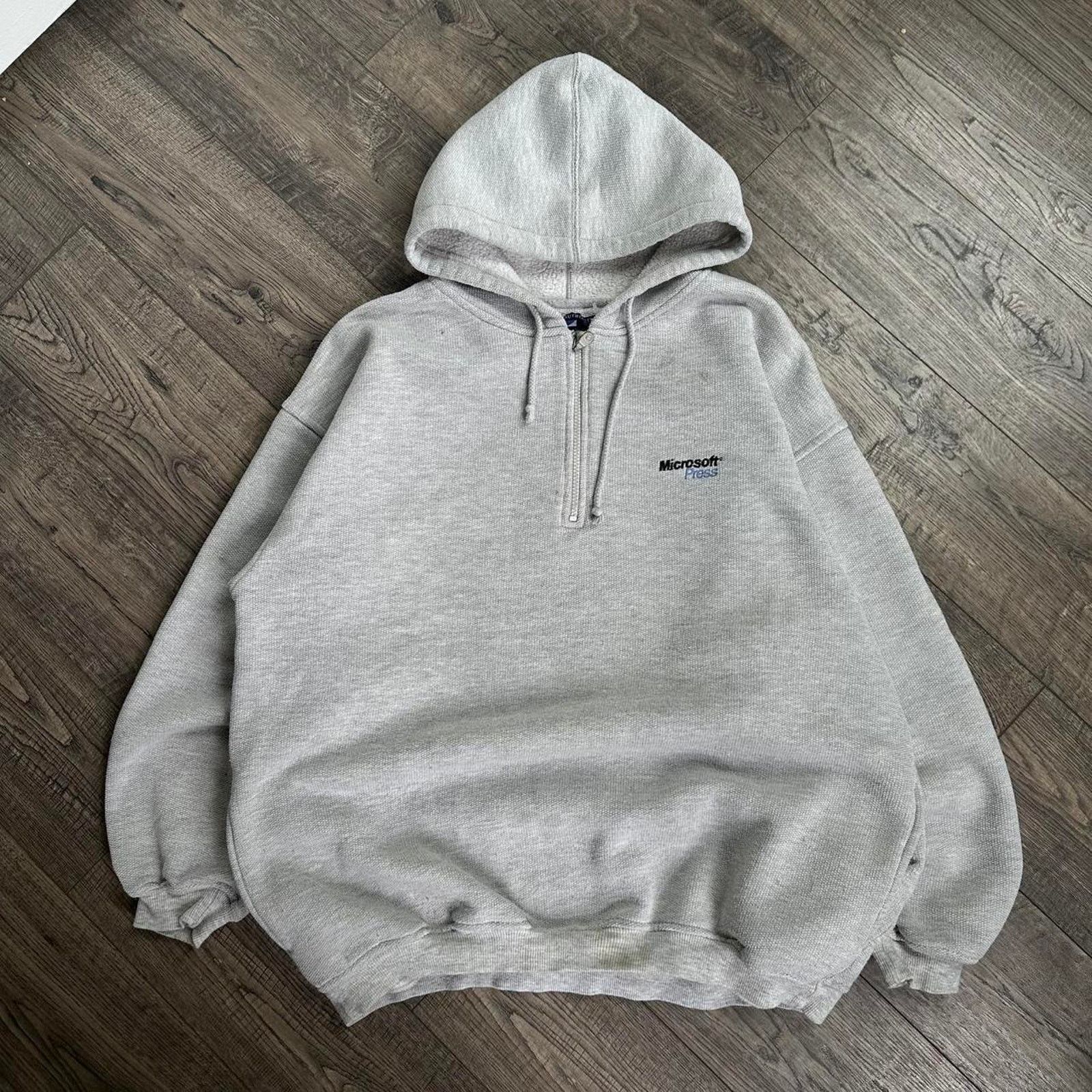 Vintage Vintage 90s Microsoft Computer Software Employee Hoodie Size US XL / EU 56 / 4 - 3 Thumbnail