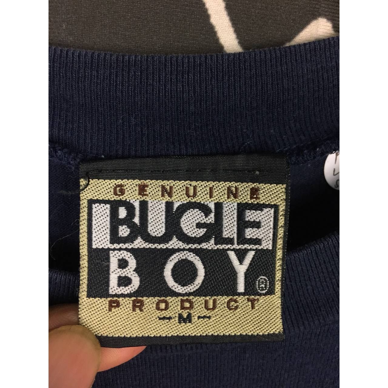 Bugle Boy × Vintage Bugle Boy Jeans Spell Out Logo Long Sleeve Tee Size US M / EU 48-50 / 2 - 18 Thumbnail