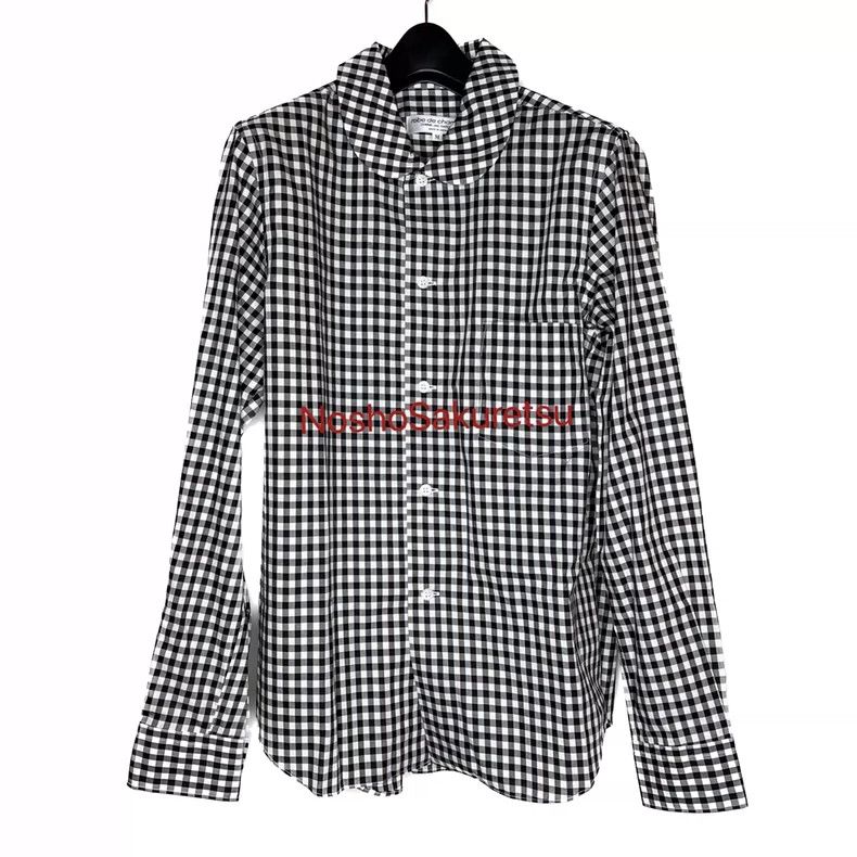 Comme des Garcons Comme Des Garcons Maru Front Doll Collar Plaid Shirt Size M / US 6-8 / IT 42-44 - 1 Thumbnail