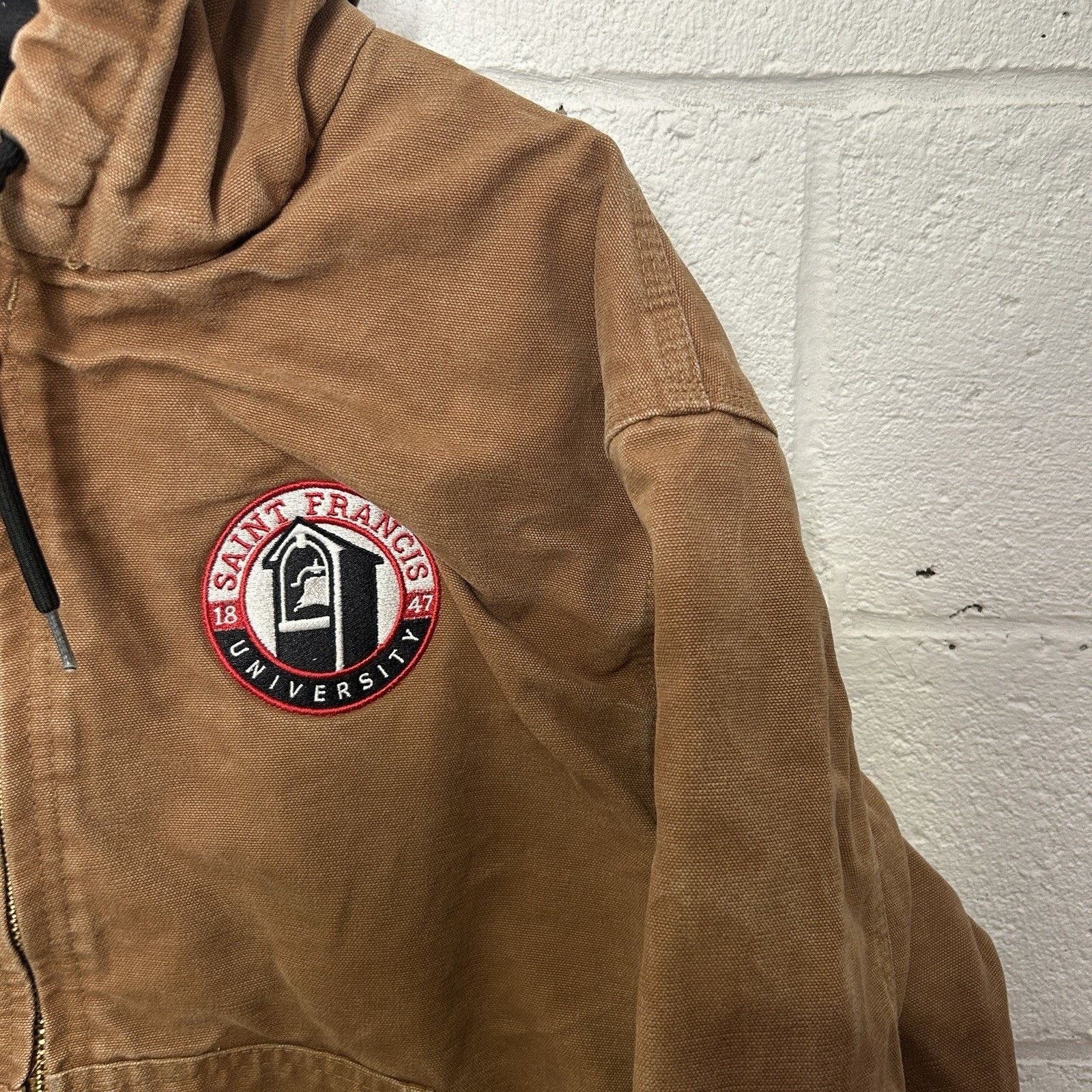 Carhartt Carhartt Quilt-Lined Hooded Canvas Active Jacket “Brown” Size US L / EU 52-54 / 3 - 6 Thumbnail