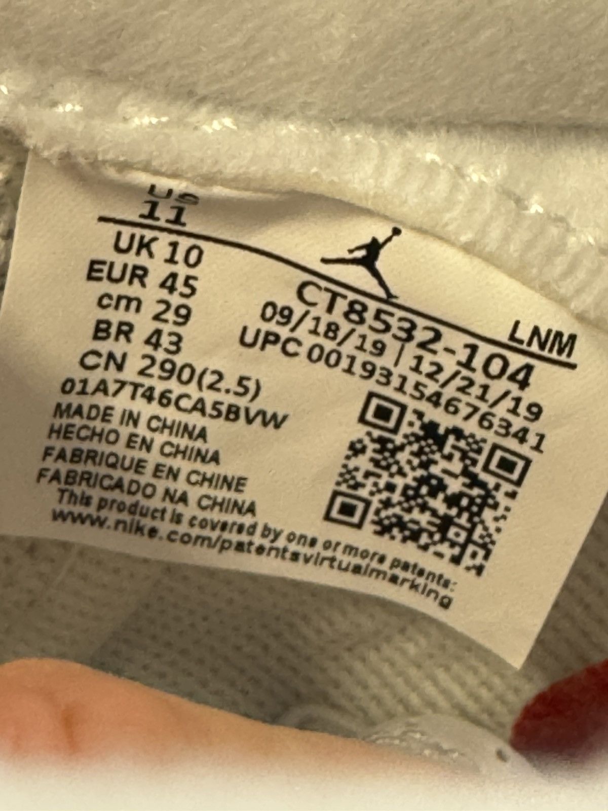 Nike Jordan 3 UNC Size US 11 / EU 44 - 6 Thumbnail