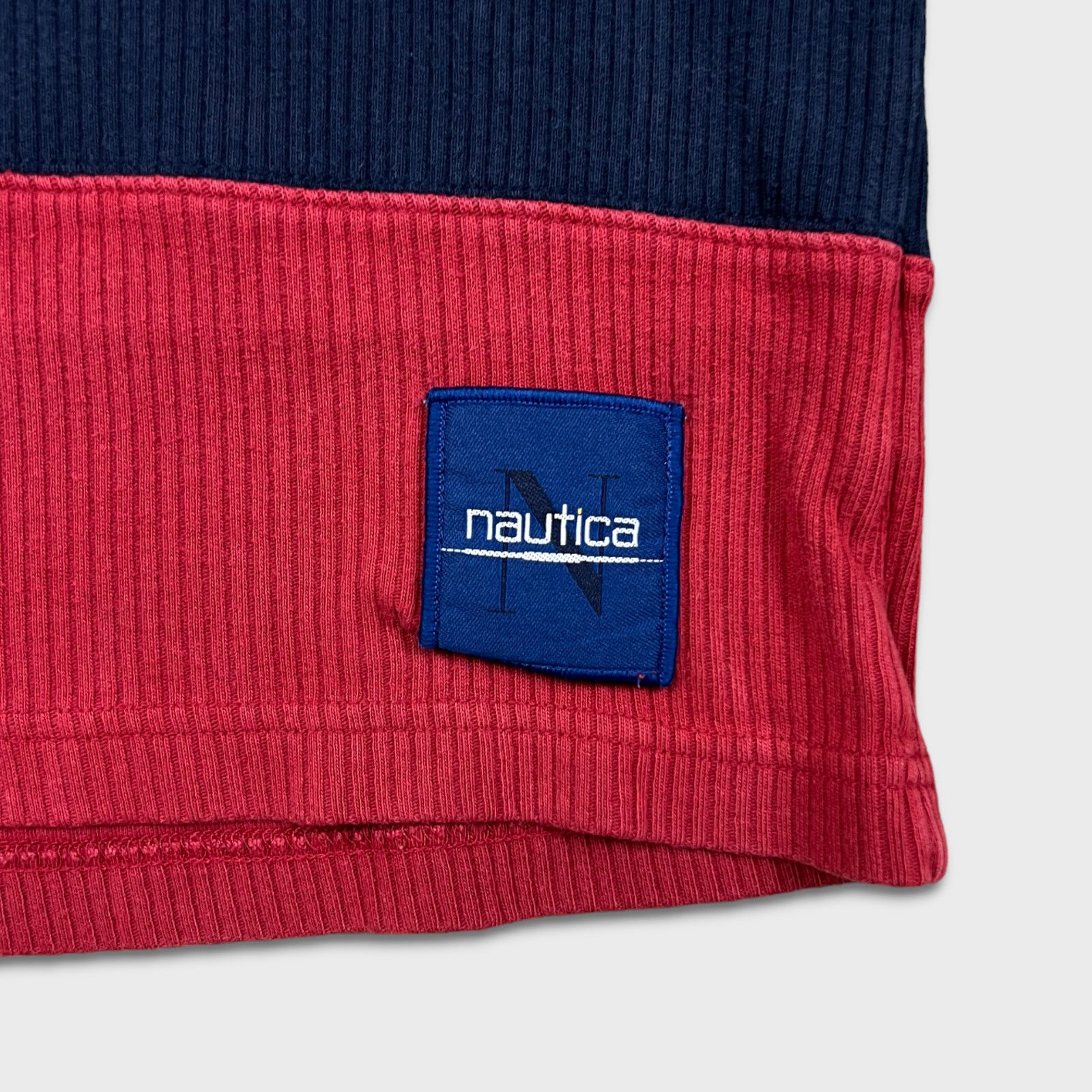 Nautica × Vintage Vintage 90s Nautica Shirt Medium Spellout Preppy Casual Polo Size US M / EU 48-50 / 2 - 3 Thumbnail