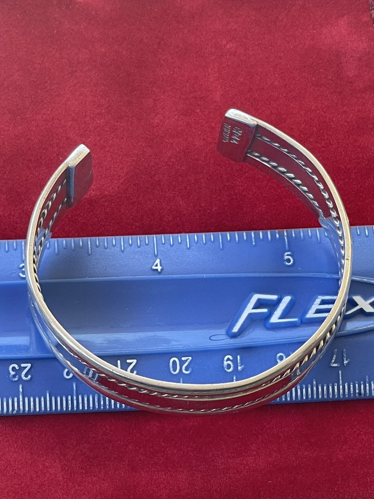 Vintage Sterling silver cuff bracelet Size ONE SIZE - 6 Thumbnail
