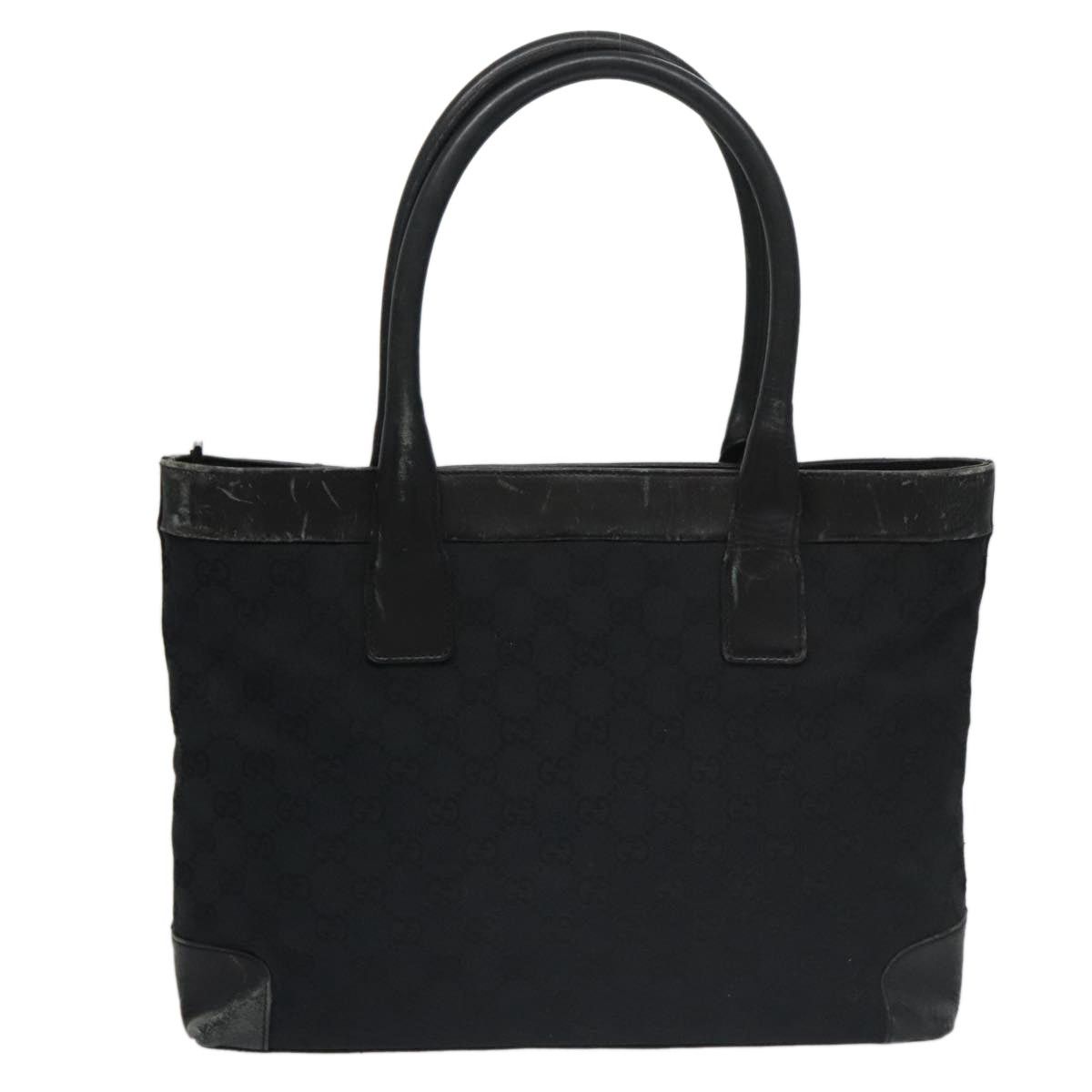 Gucci GUCCI GG Canvas Hand Bag Black Size ONE SIZE - 3 Thumbnail