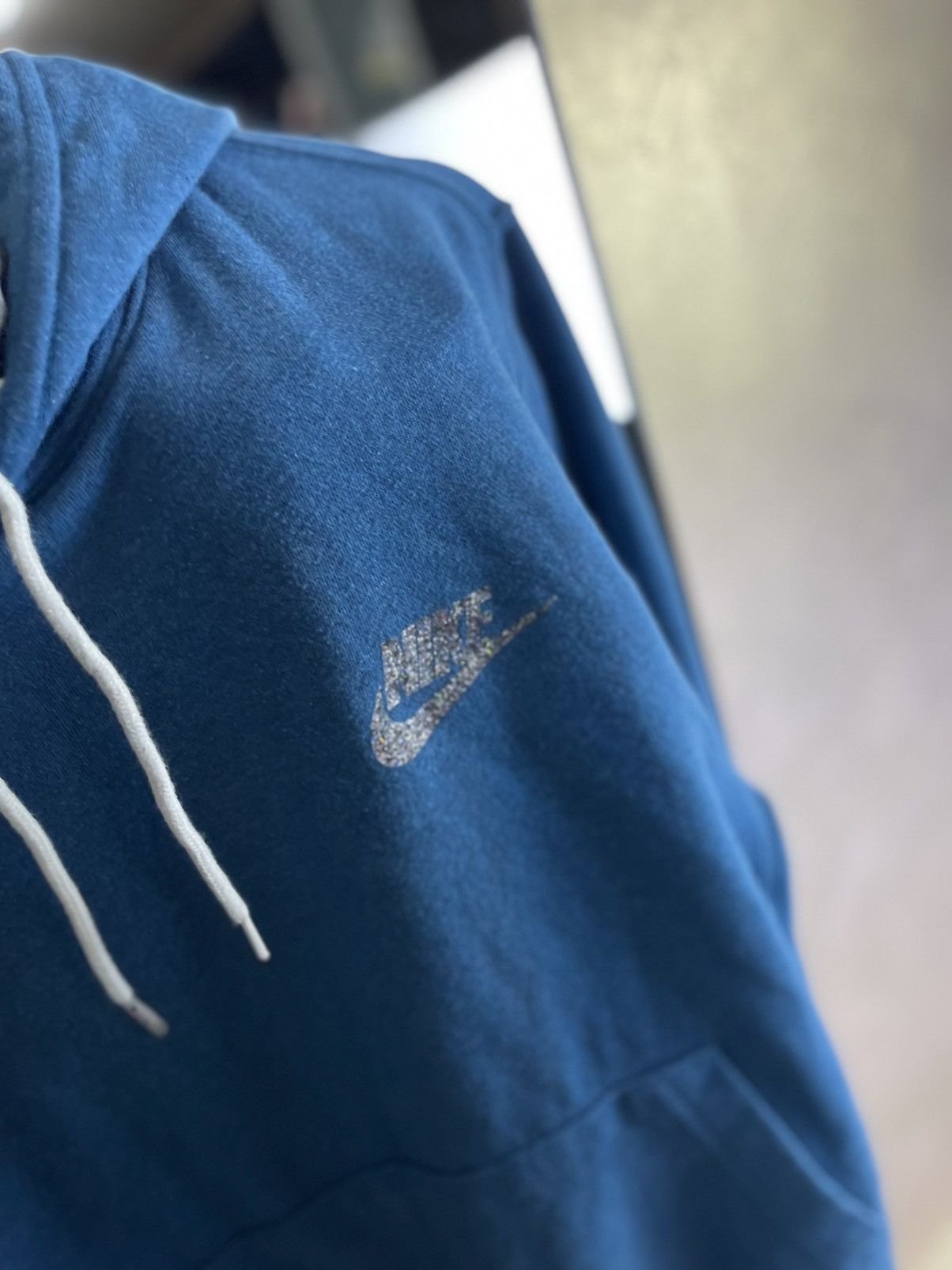 Nike Nike "Move to Zero" Sustainable Speckled Logo Hoodie Blue Size US M / EU 48-50 / 2 - 7 Thumbnail