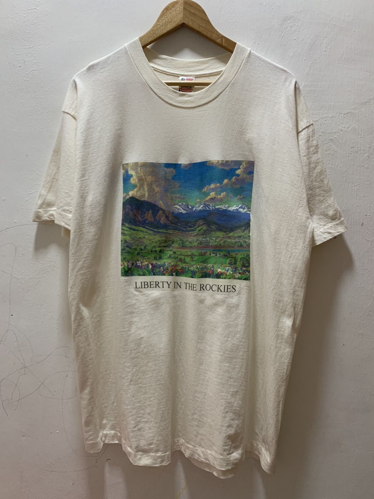 Vintage Vintage Liberty In The Rockies Nice Printed Rare Size US XL / EU 56 / 4 - 1 Thumbnail