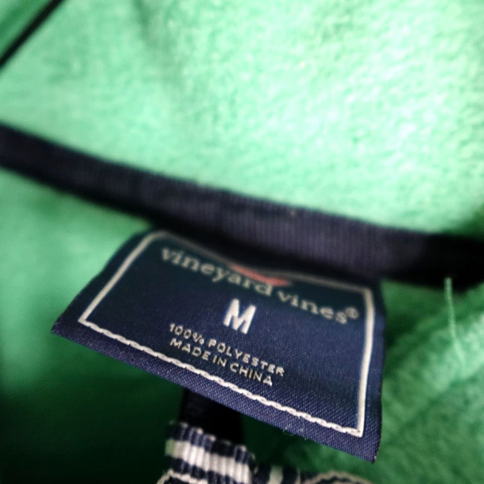 Vineyard Vines Vineyard Vines Mens Jacket Medium Blue Green Fleece Vest Solid NEW Size US M / EU 48-50 / 2 - 3 Thumbnail