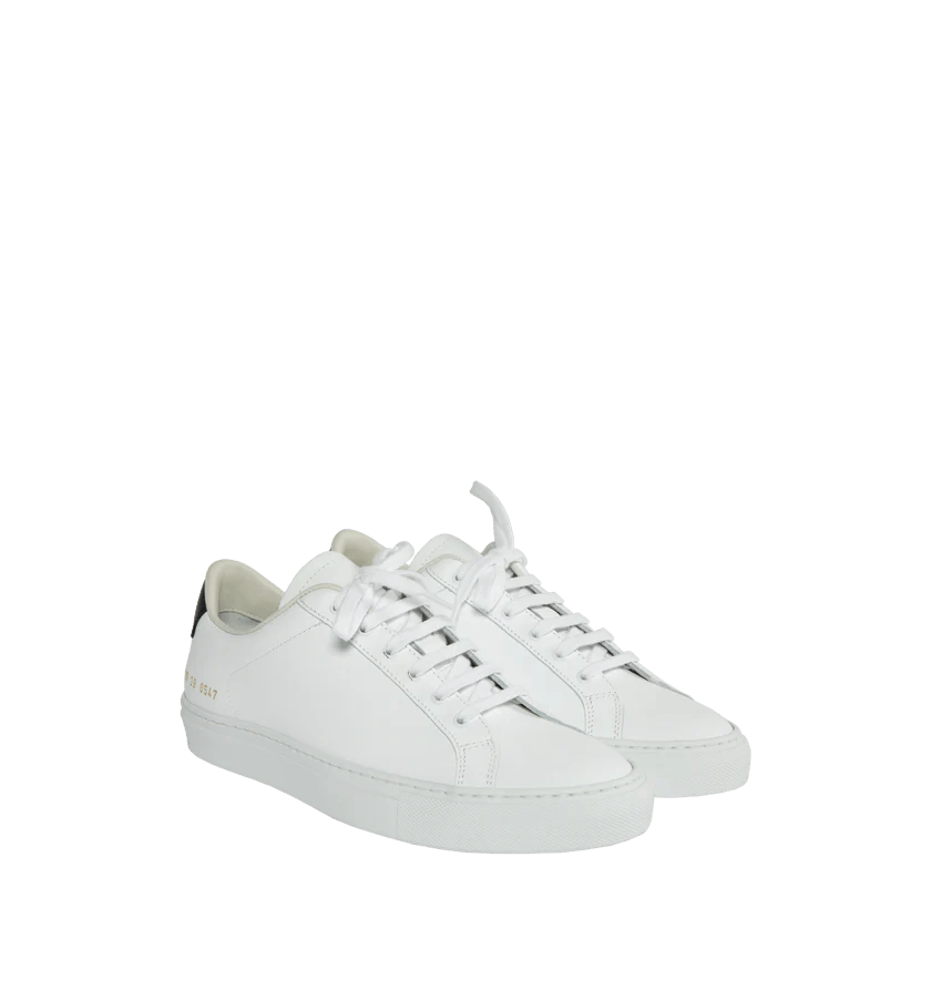 Common Projects o1h1sh11224 Retro Classic Sneakers in White Size US 6 / EU 39 - 3 Thumbnail