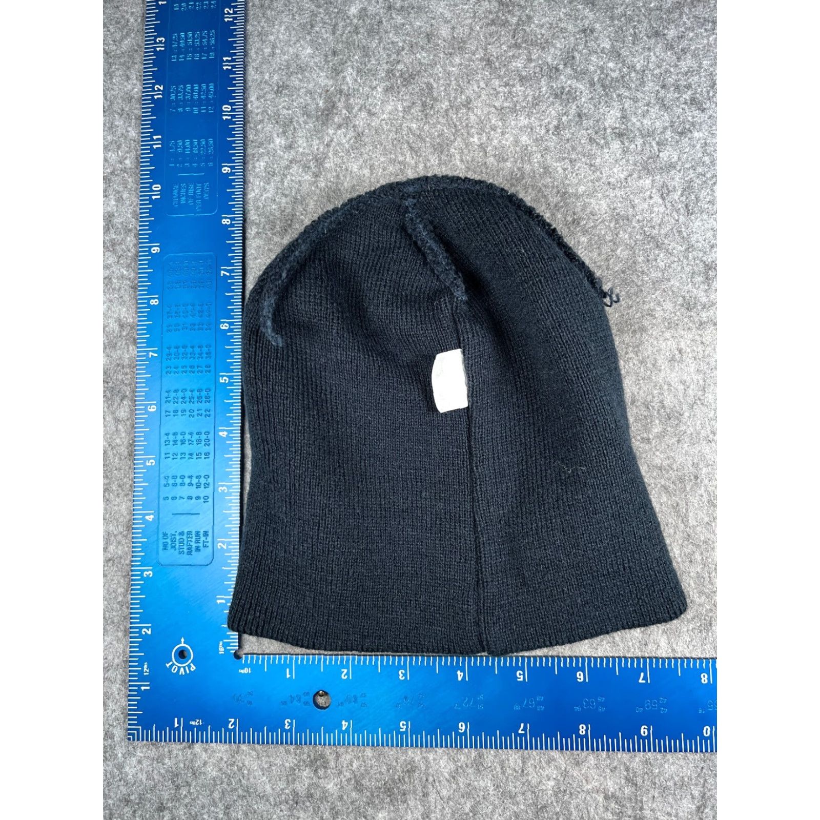 Vintage Sherwin Williams Beanie Toque Adult One Size Blue Knit 100% Acrylic Embroidered Knit Hat Mens Beanie Size ONE SIZE - 6 Thumbnail