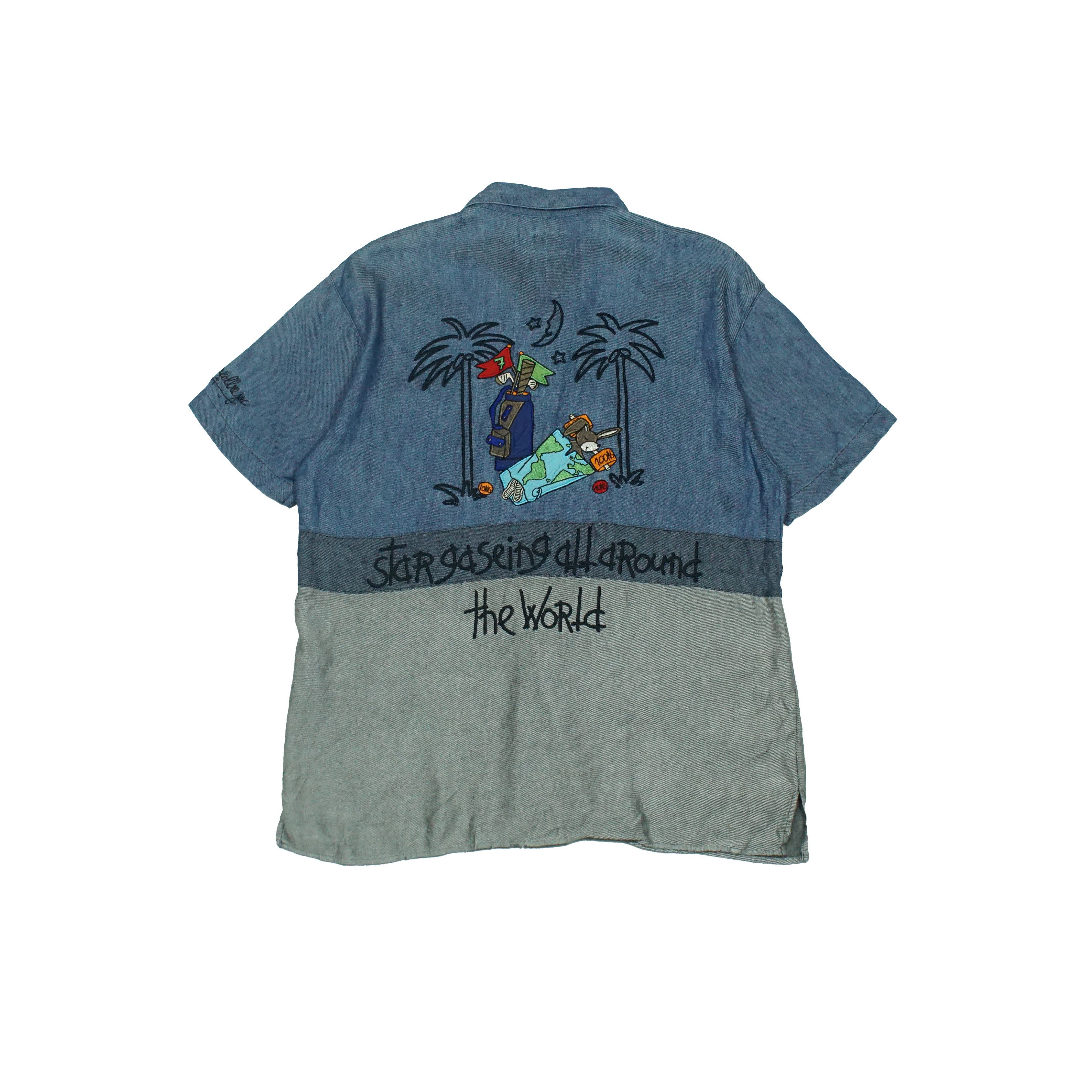 Jean Charles De Castelbajac *NoTariff Jean Charles De Castelbajac Denim Shirt Size US M / EU 48-50 / 2 - 1 Thumbnail