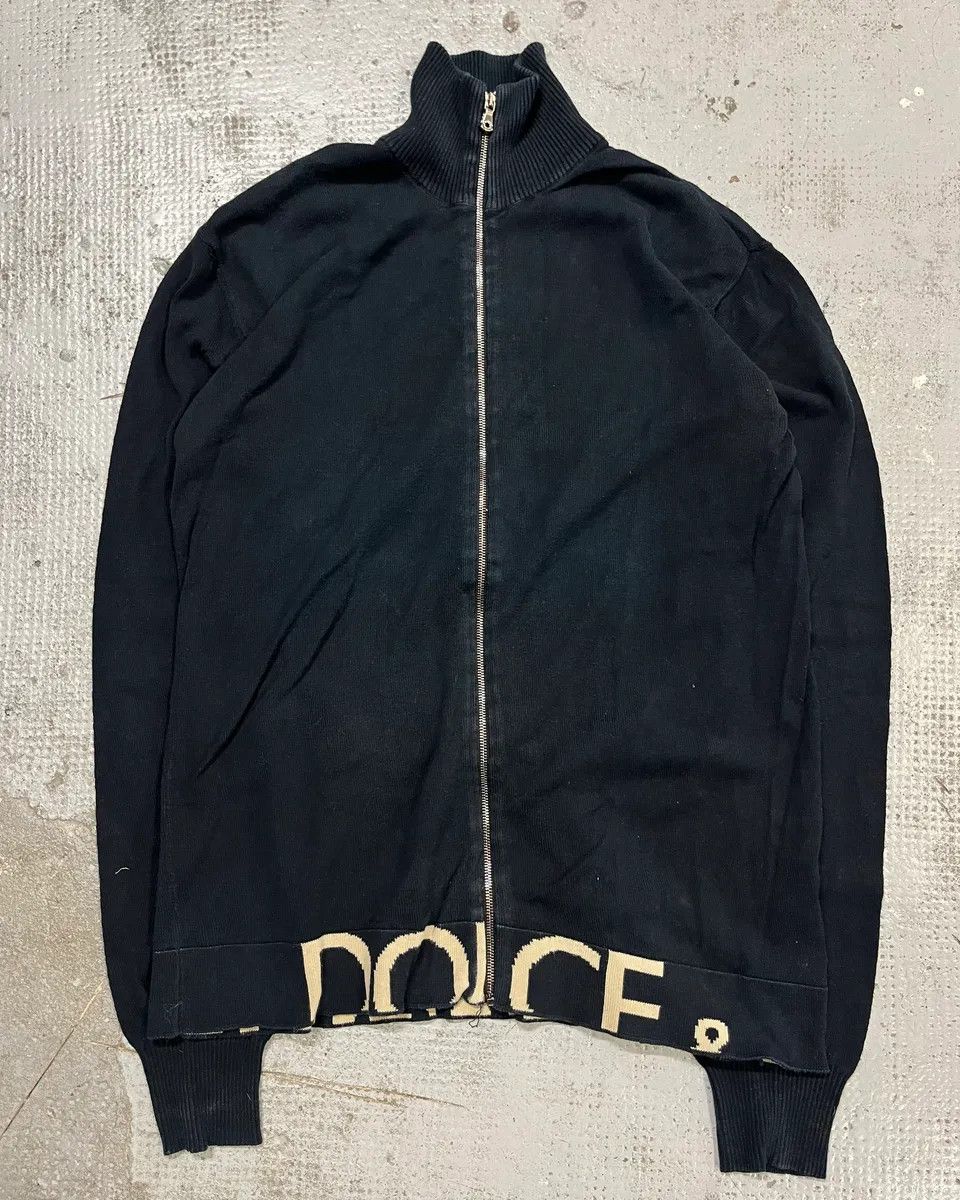 Dolce & Gabbana AW2005 Dolce & Gabbana Logo Black Zip Up Sweater Size US M / EU 48-50 / 2 - 4 Thumbnail
