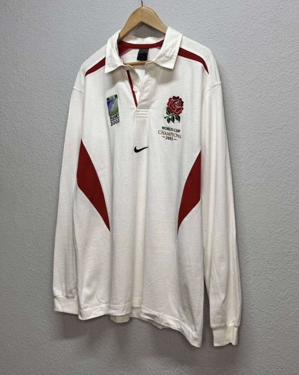 Nike Rugby England Jersey Canterbury Long Sleeve Vintage Size US XL / EU 56 / 4 - 1 Thumbnail