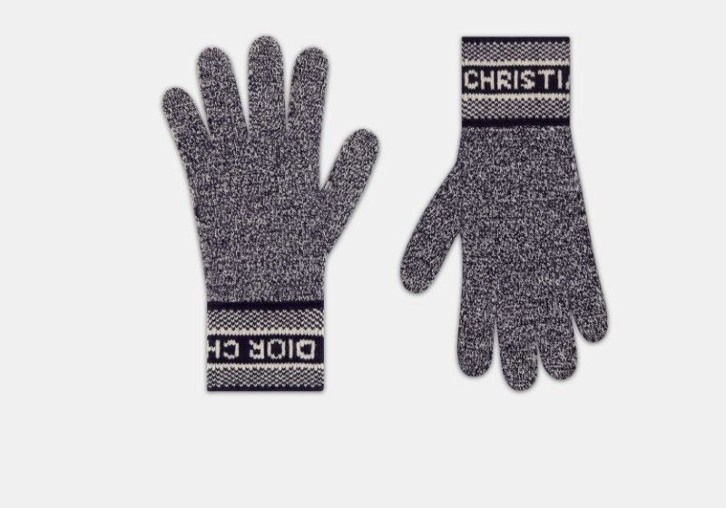 Dior o1w1db10325 Size: OS / 15DW Gloves in Navy Blue Size ONE SIZE - 1 Thumbnail