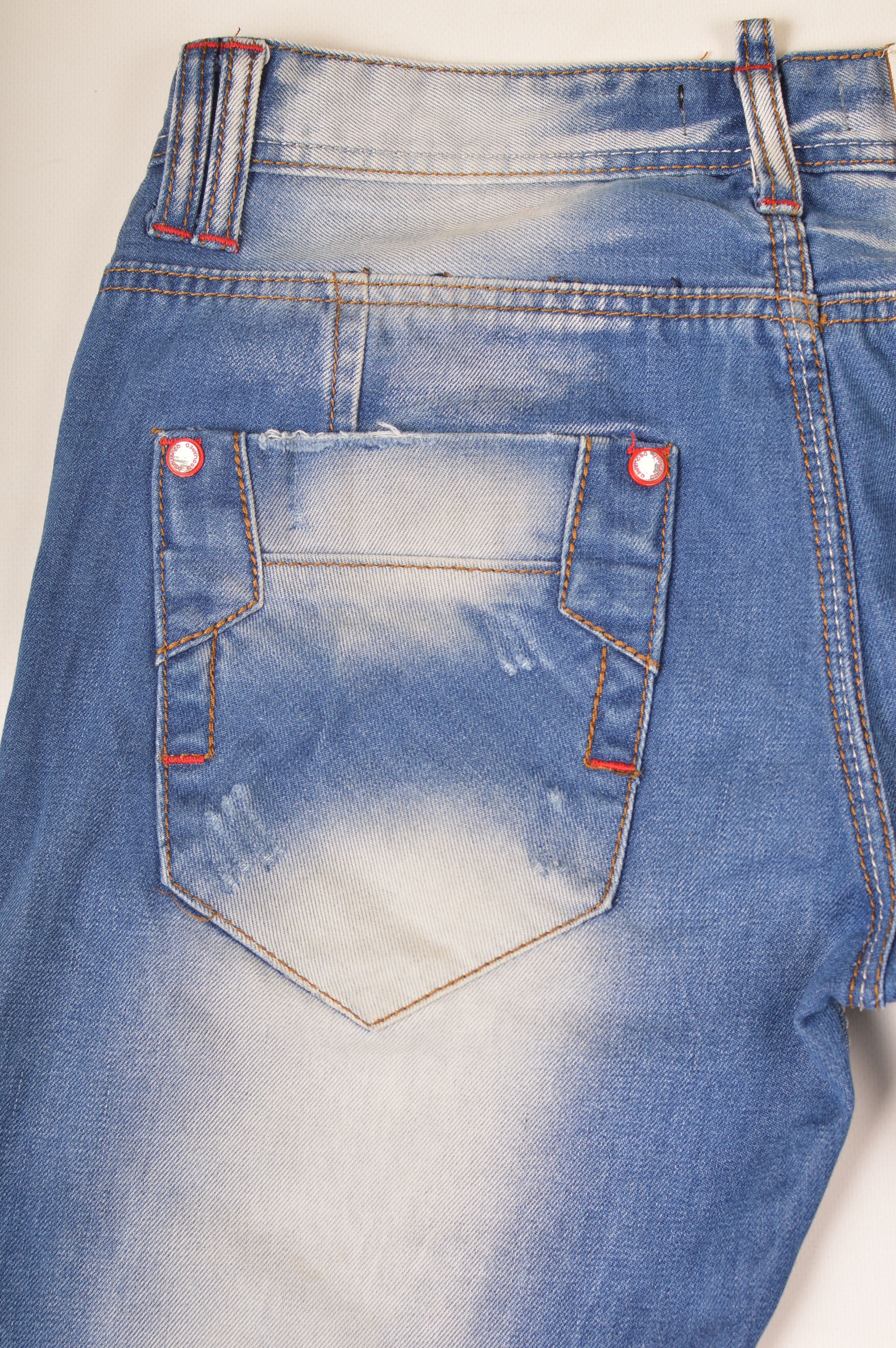 Dsquared2 Dsquared2 74 LA263 Vintage Straight Leg Denim Jeans Size US 31 - 10 Thumbnail