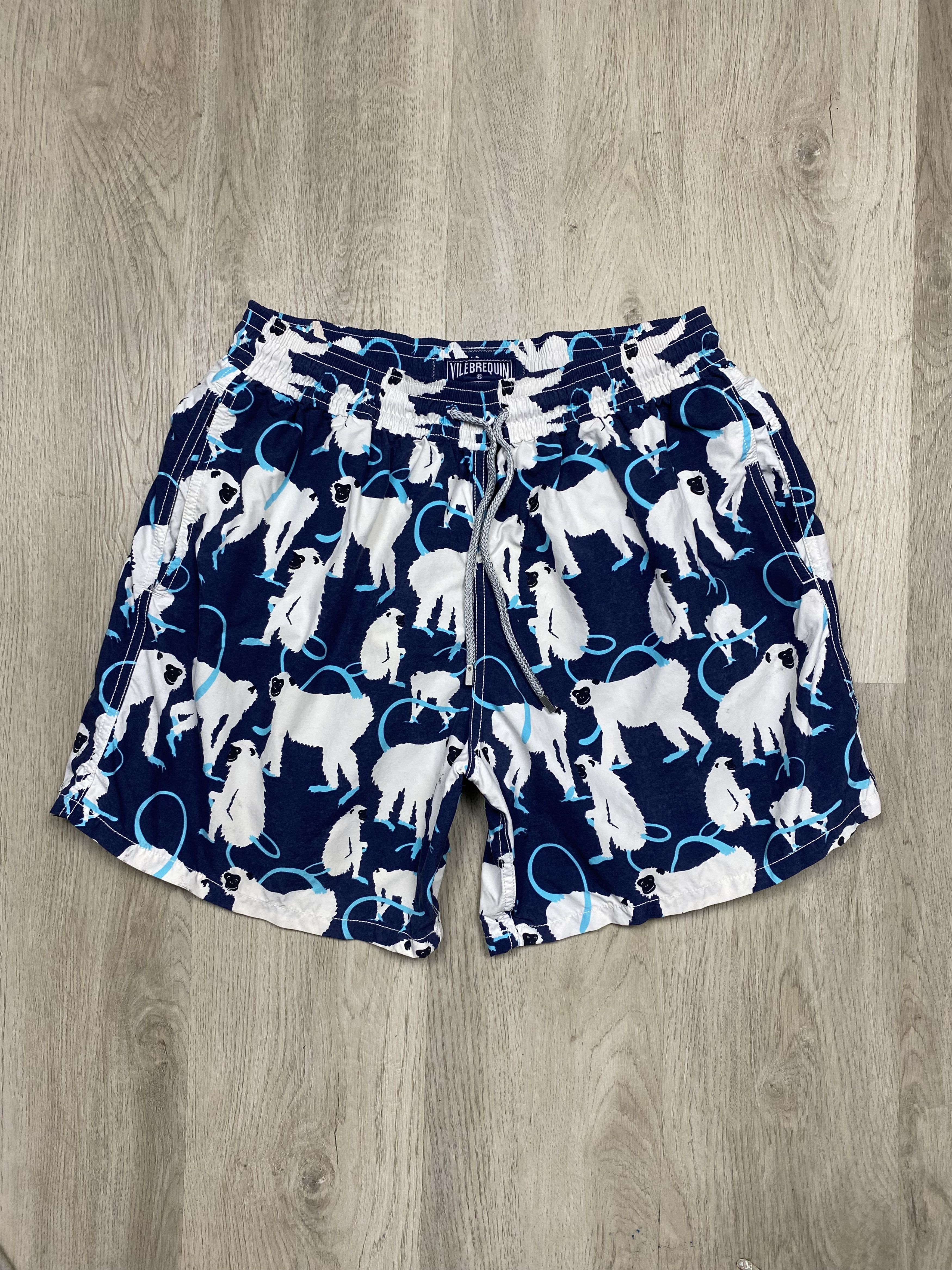 Vilebrequin × Vintage Vilebrequin Vintage Mens Nylon Swimming Shorts Y2K Size US 36 / EU 52 - 1 Thumbnail