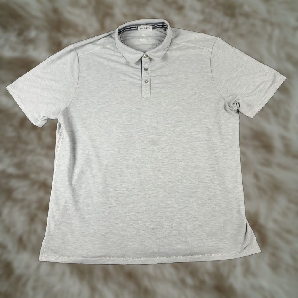 Tommy Bahama Tommy Bahama Polo Shirt Mens XL Gray Casual Short Sleeve Shirt Colar Button Front Logo Classic American Preppy 90s Theme Mens XL Gray Shop Now Size US XL / EU 56 / 4 - 1 Thumbnail