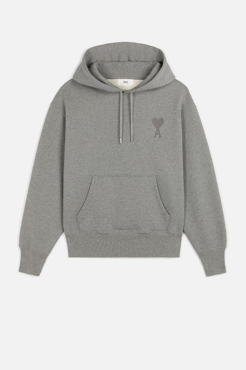 AMI AMI Grey Oversized Heart Hoodie Size US S / EU 44-46 / 1 - 1 Thumbnail