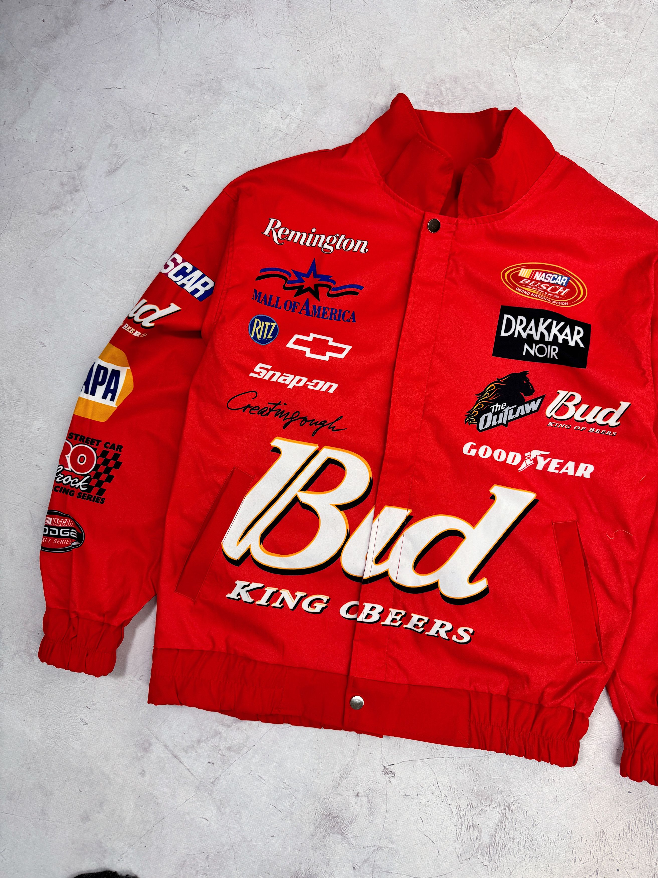 NASCAR NASCAR Racing Bomber Jacket Bud King of Beers Remington Size US M / EU 48-50 / 2 - 2 Thumbnail