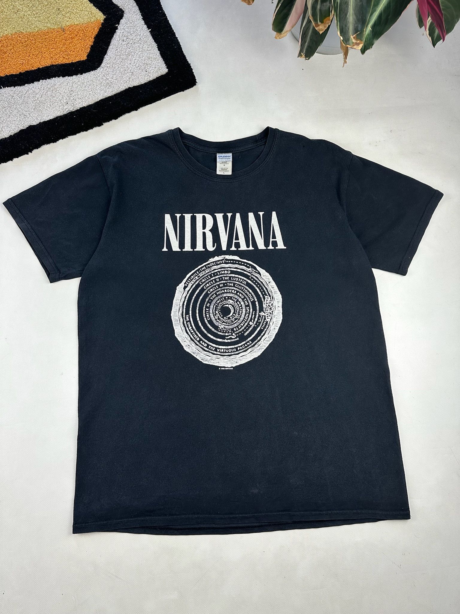 トップス NIRVANA 00s VESTIBULE 1996 ANVIL LARGE NIRVANA 00s VESTIBULE 1996 ANVIL LARGE 0977 | g