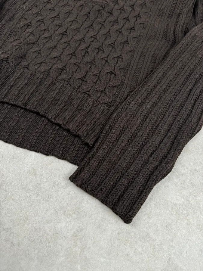 Daniele Alessandrini 2000s Daniele Alessandrini Brown Wool Buttoned Sweater Size US M / EU 48-50 / 2 - 6 Thumbnail