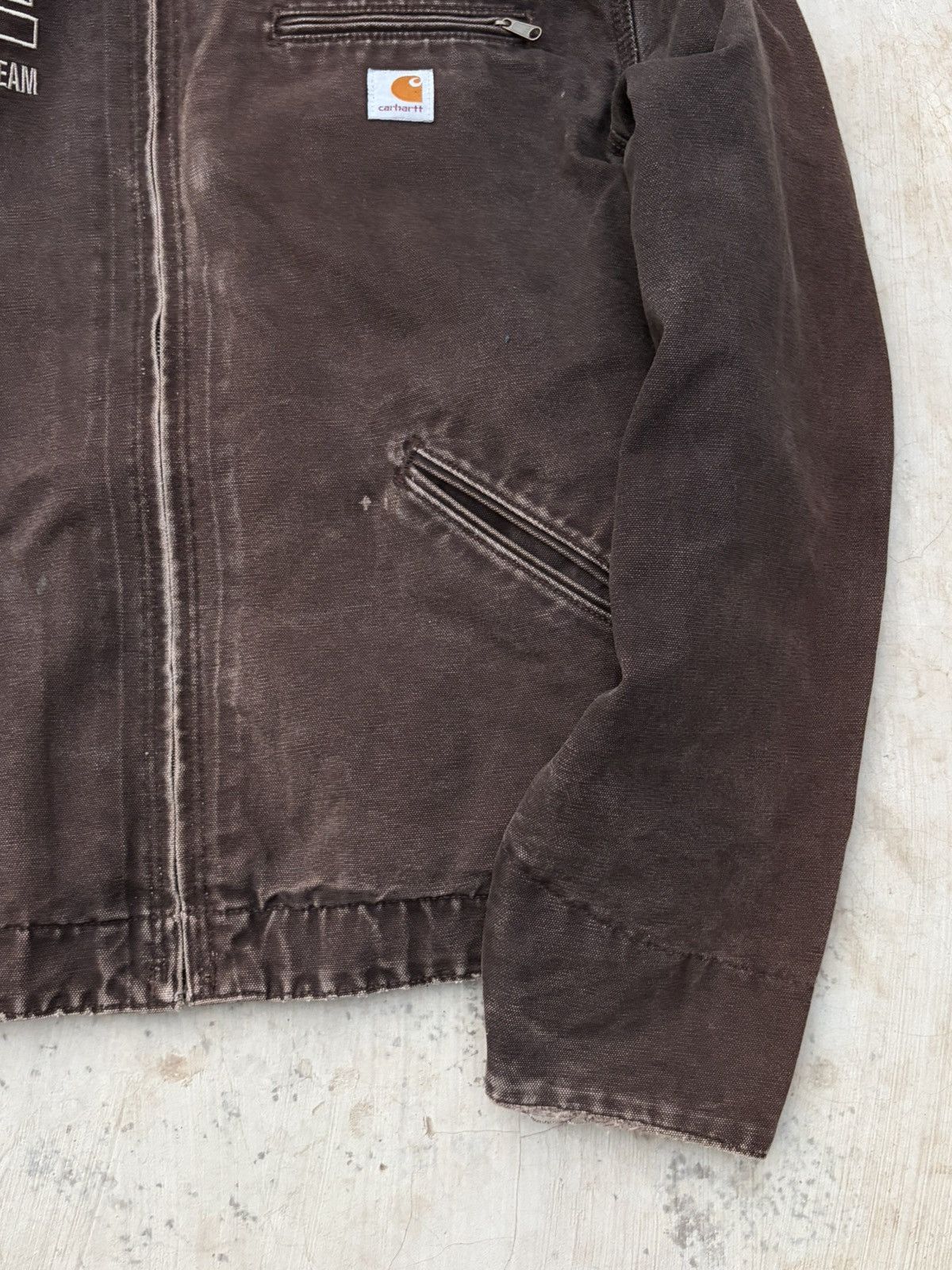 Carhartt Vintage 00s Carhartt Detroit Jacket European DKB Size US L / EU 52-54 / 3 - 3 Thumbnail