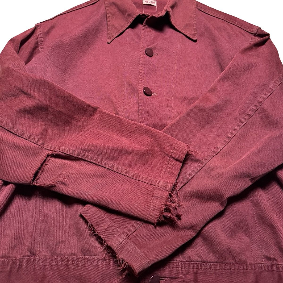 Vintage 40s US Army Medical Jacket Convalescent M Red Rare Military Size US M / EU 48-50 / 2 - 6 Thumbnail