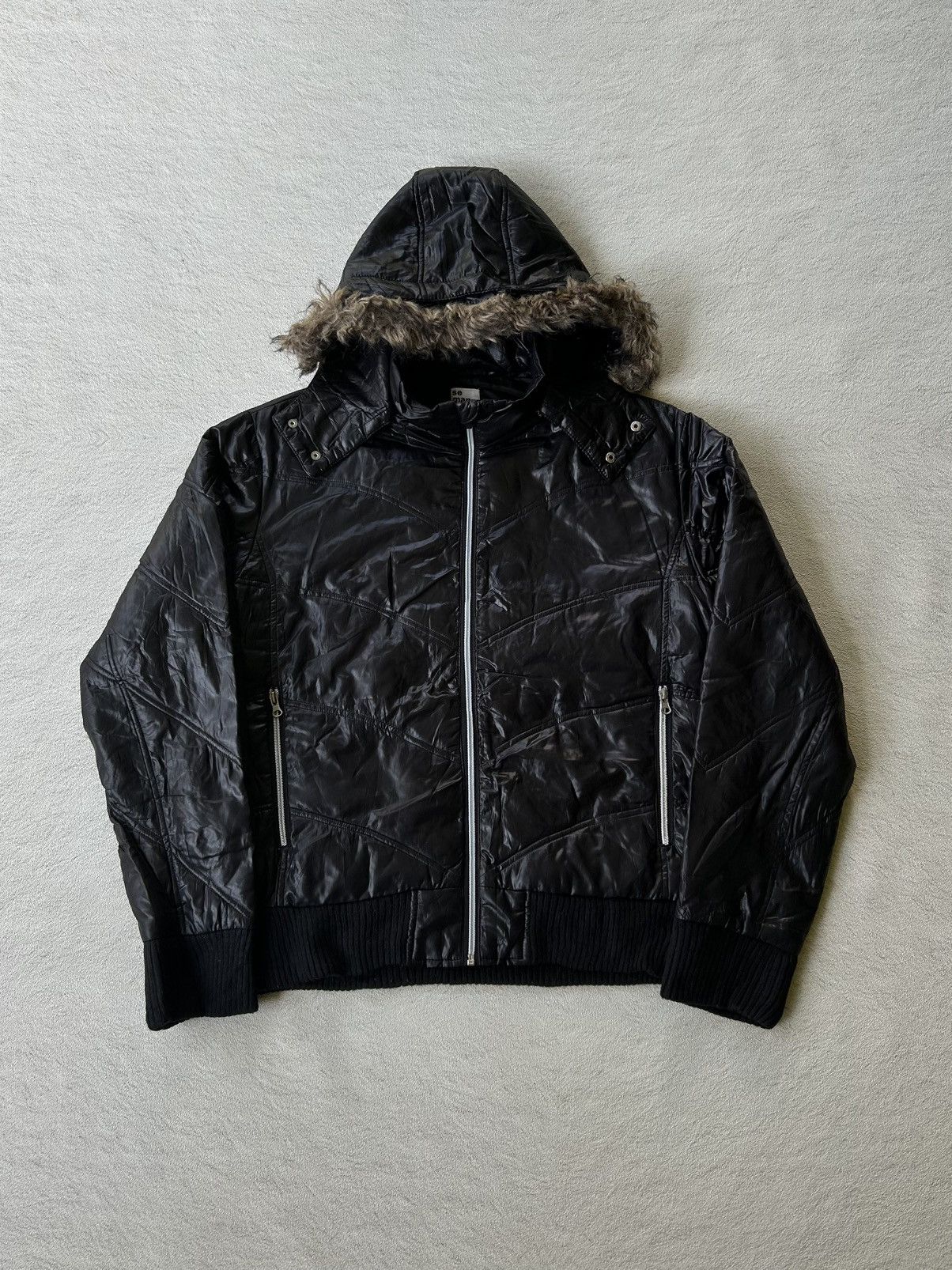 Tornado Mart 2000s Semanticdesign Fur Jacket Size US L / EU 52-54 / 3 - 1 Thumbnail
