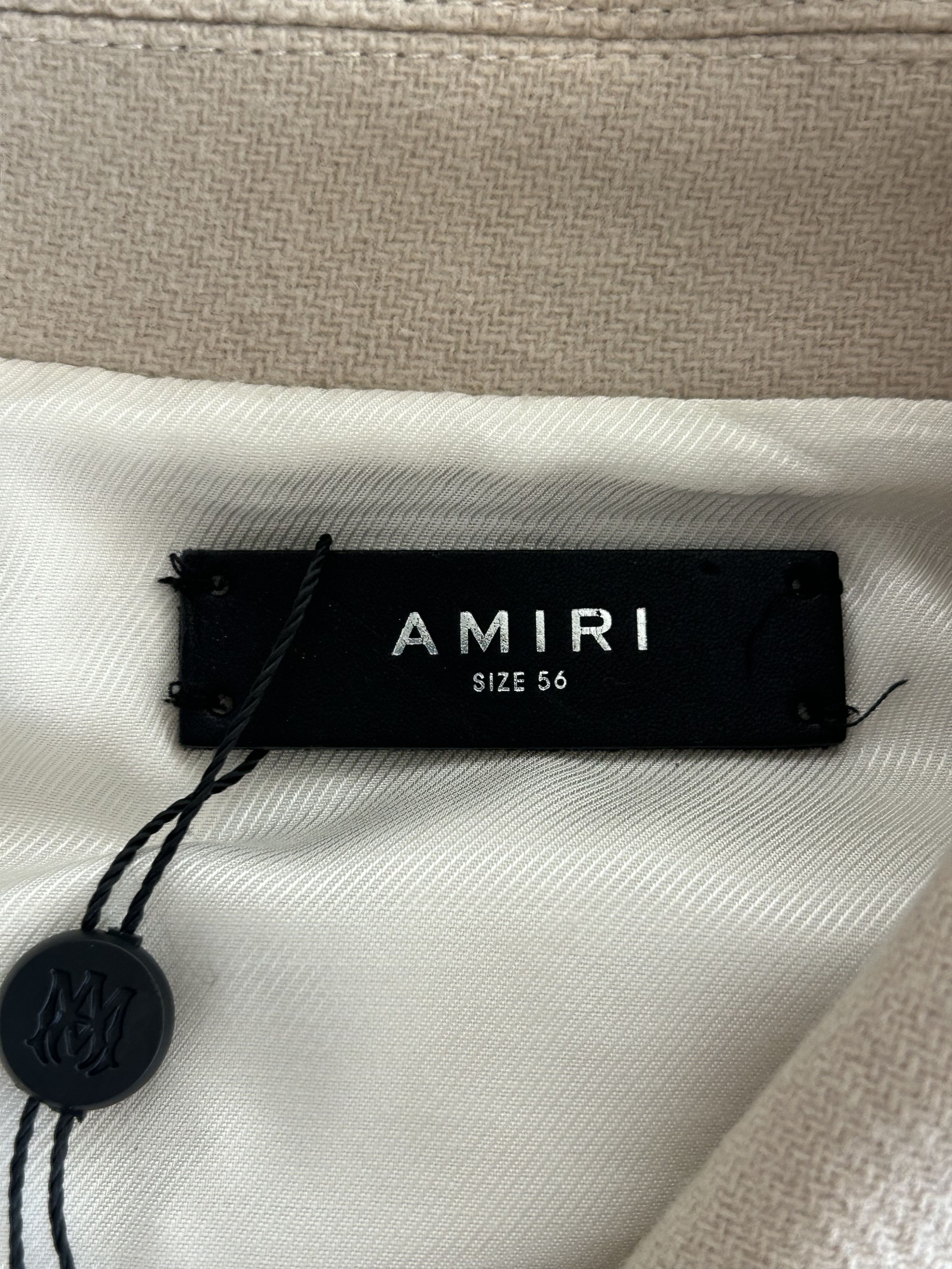 Amiri Amiri Beige & Brown Bones Varsity Jacket Size US XS / EU 42 / 0 - 3 Thumbnail