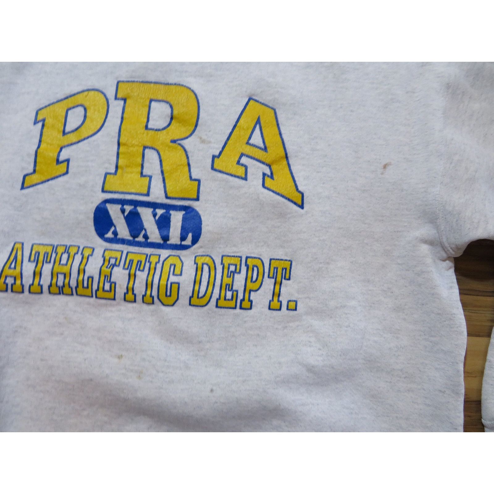 Other PRA Athletic Department Gray Sweatshirt 50/50 Sz XL 1990s Size US XL / EU 56 / 4 - 5 Thumbnail