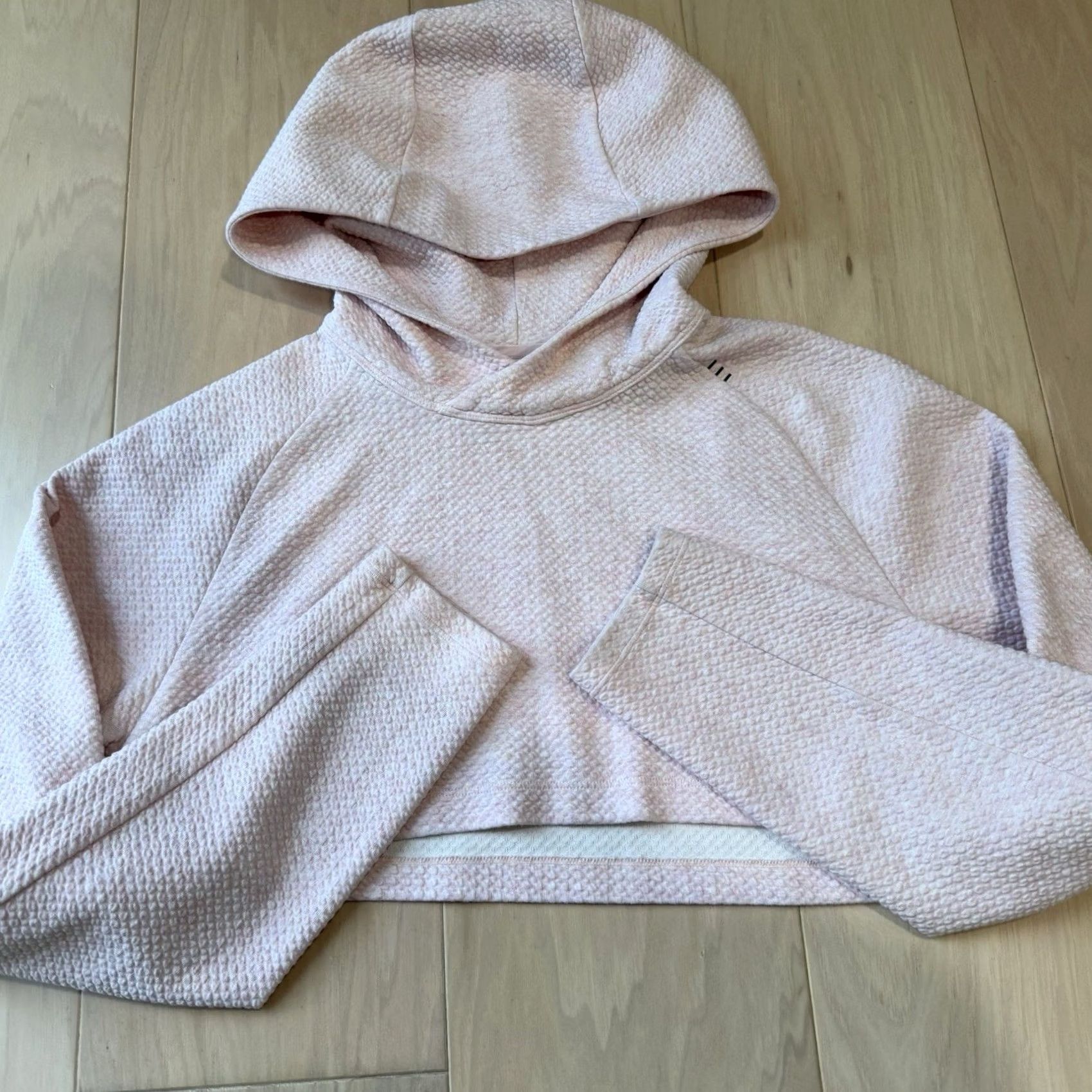 Lululemon Lululemon Hoodie Women's Small Pink Pullover At Ease Cropped Workout Size S / US 4 / IT 40 - 5 Thumbnail