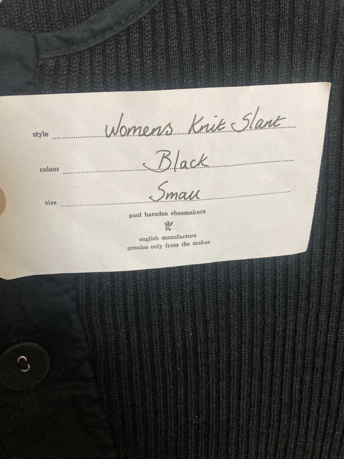 Paul Harnden Shoemakers Paul Harnden Slant Shirt Black Knit - Size S - New Size S / US 4 / IT 40 - 4 Thumbnail
