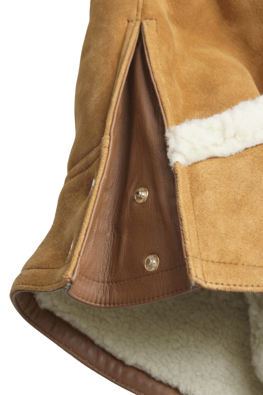 Sandro SANDRO Royal Jacket Women's MEDIUM Shearling Button Up Size M / US 6-8 / IT 42-44 - 8 Thumbnail