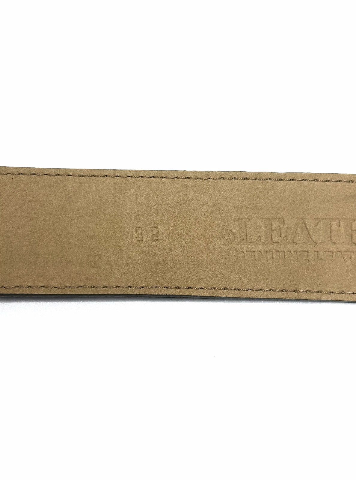 Genuine Leather Leatherock Genuine Leather Brass Belt Size ONE SIZE - 9 Thumbnail