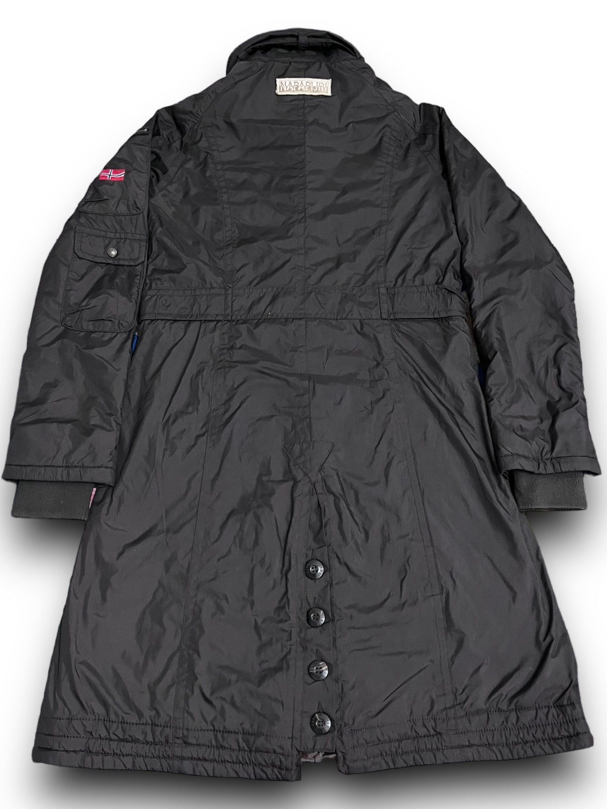 Napapijri × Seditionaries Vintage Brown Napapijri Parka Long Winter Jacket Size M / US 6-8 / IT 42-44 - 9 Thumbnail